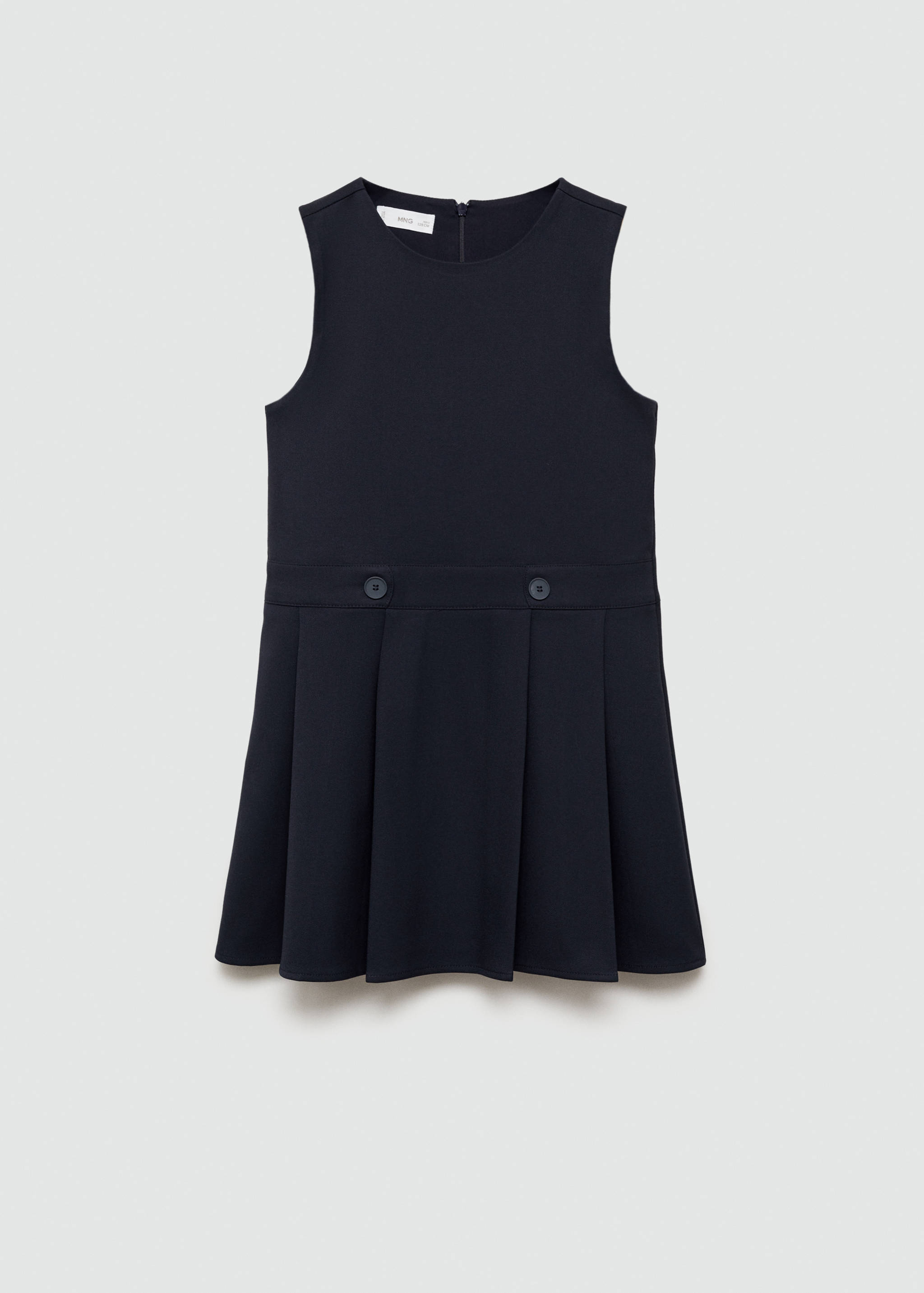 Pleated short dress - Article without model