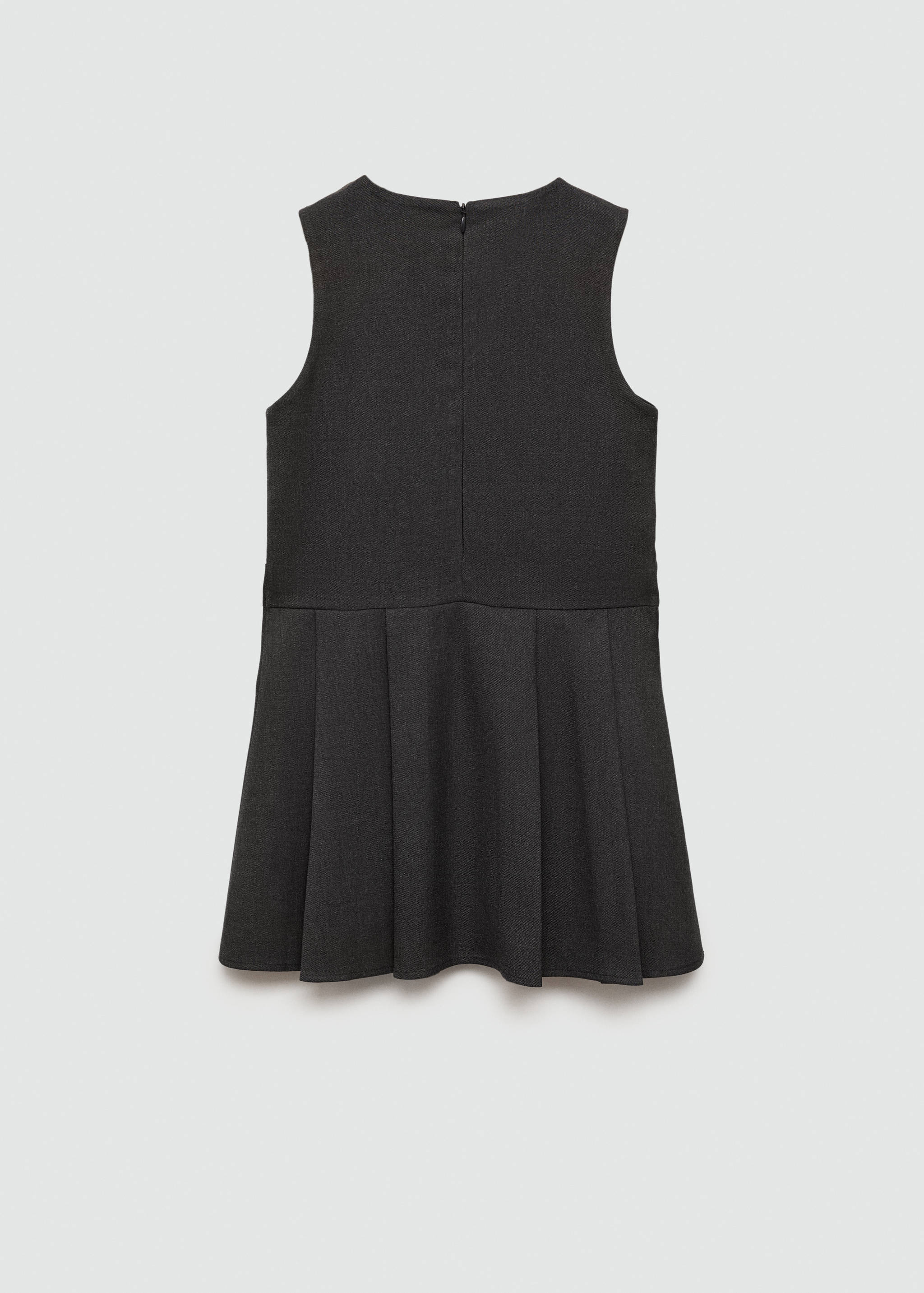 Pleated short dress - Reverse of the article