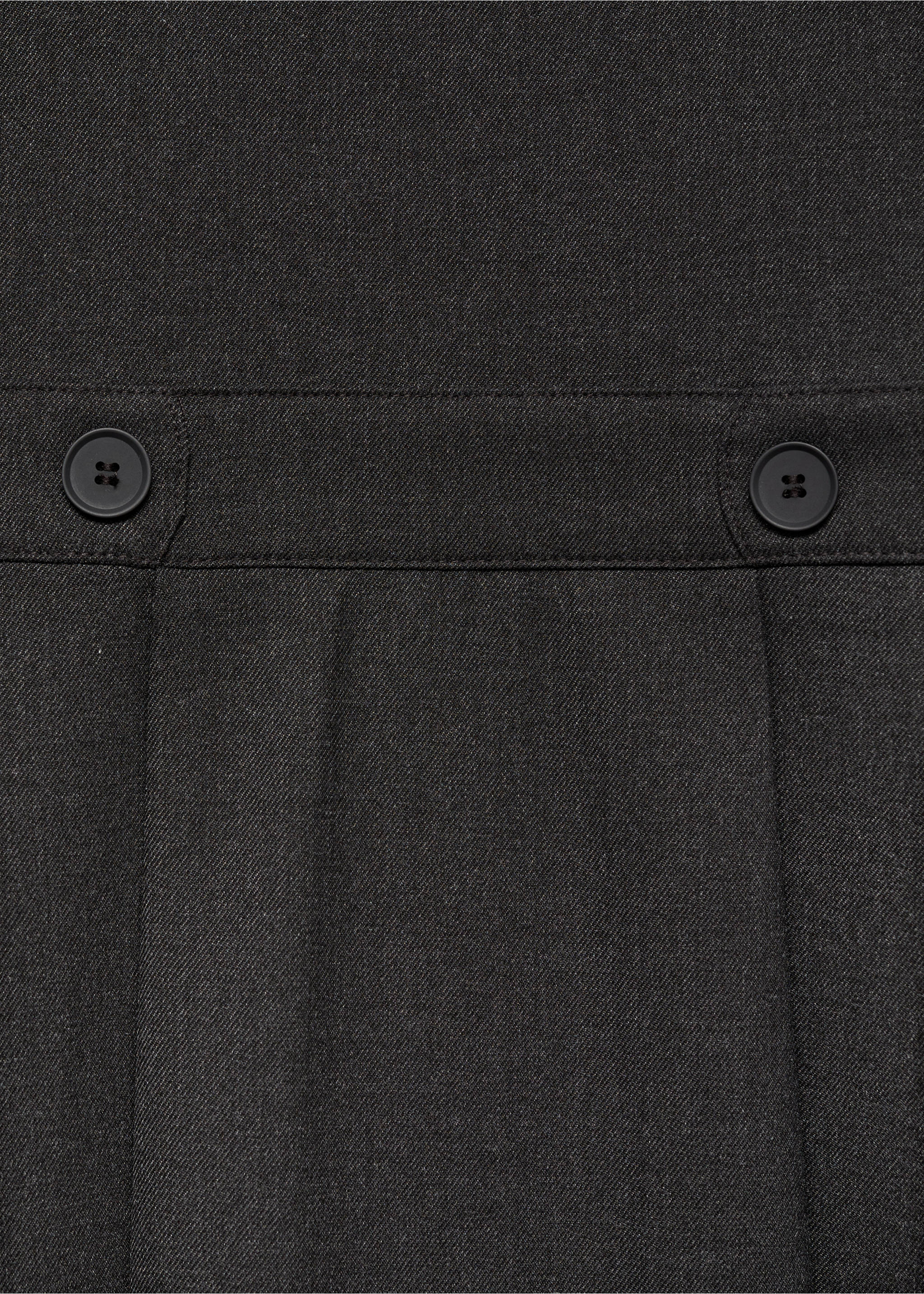 Φόρεμα κοντό πιέτες - Λεπτομέρεια του προϊόντος 8, Γκρι. Ref: 77032008-00.