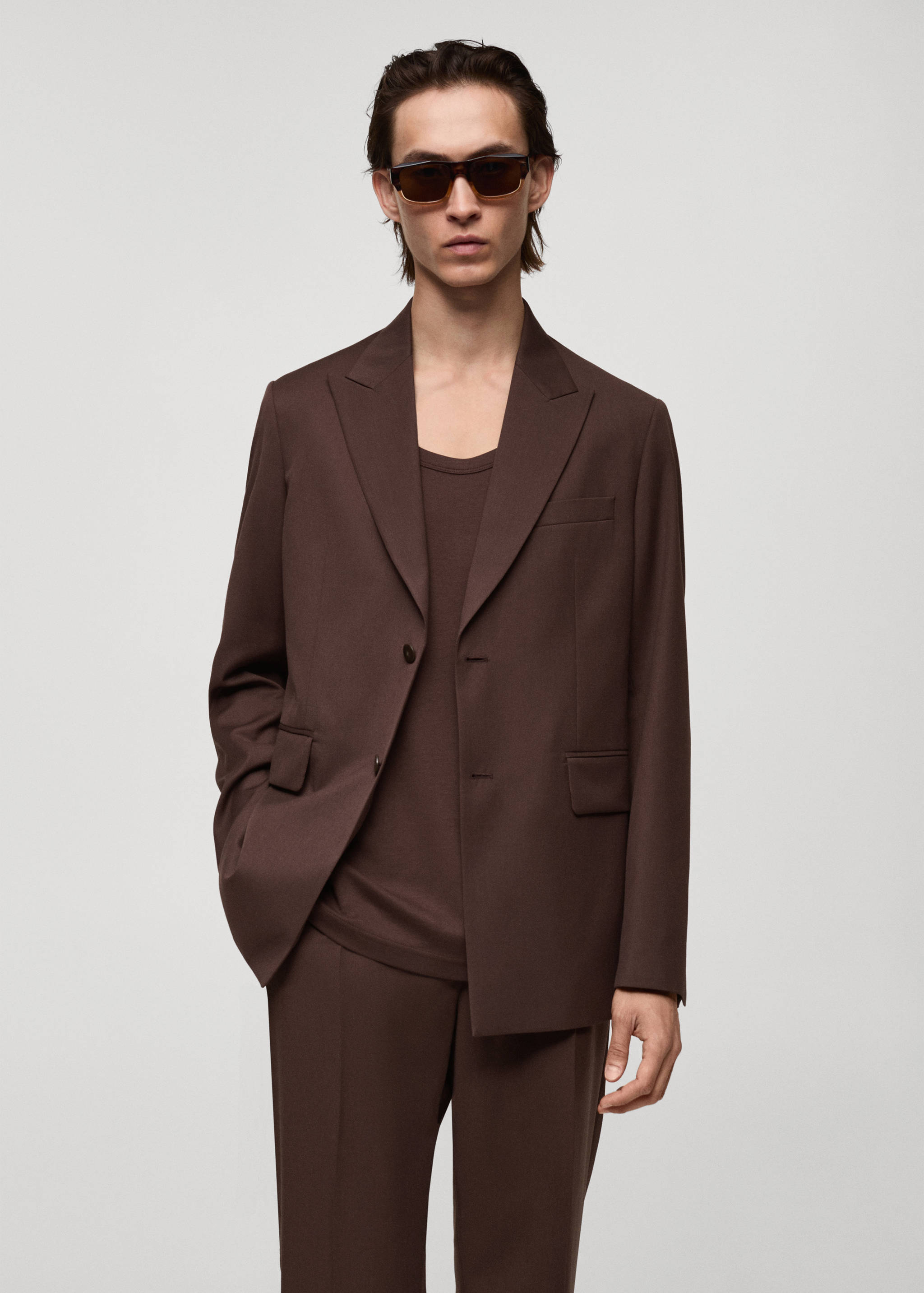 Giacca completo regular fit - Piano medio