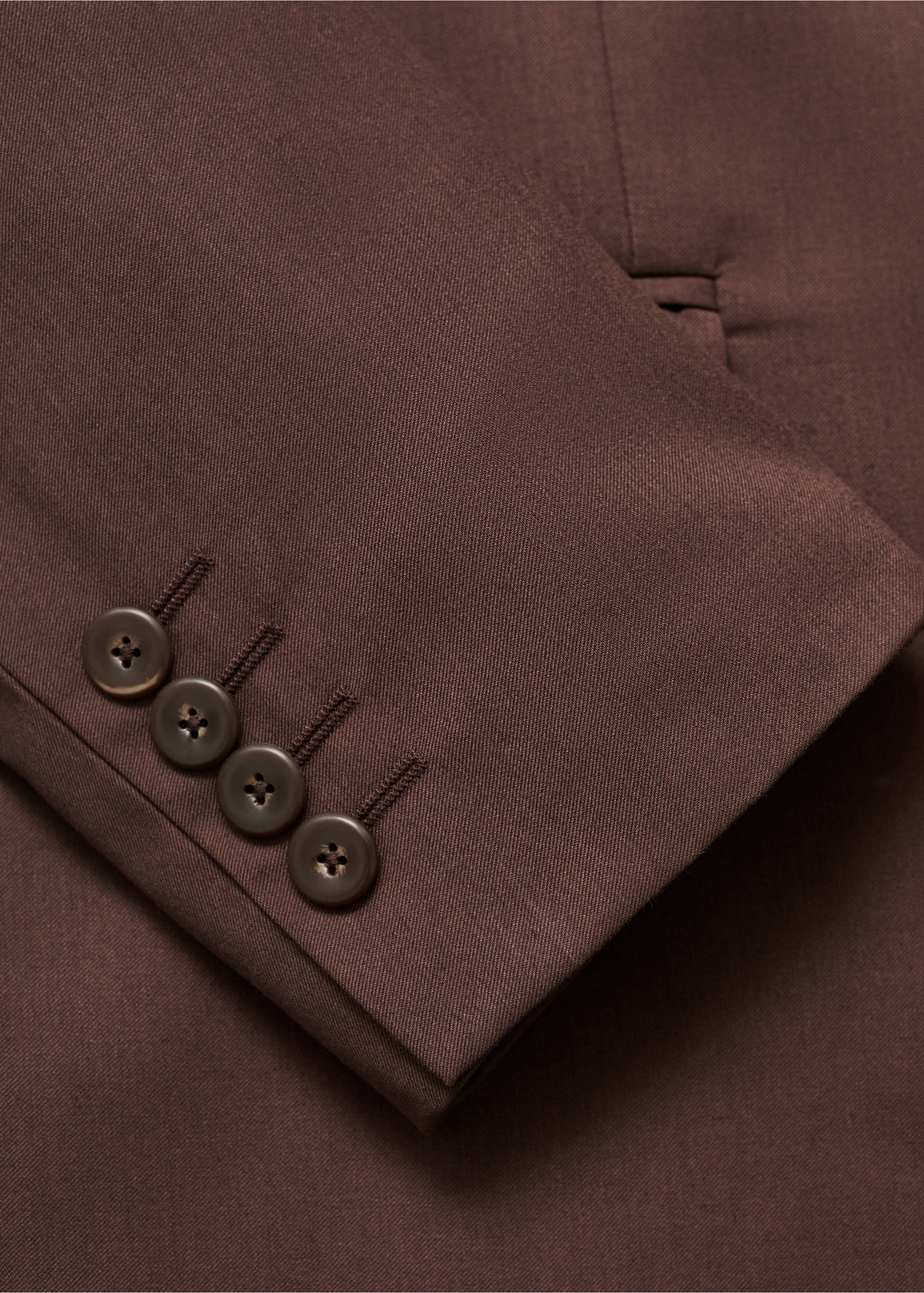 Oblekové sako regular fit - Detail zboží 8, Bordó. Ref: 77032535-00.