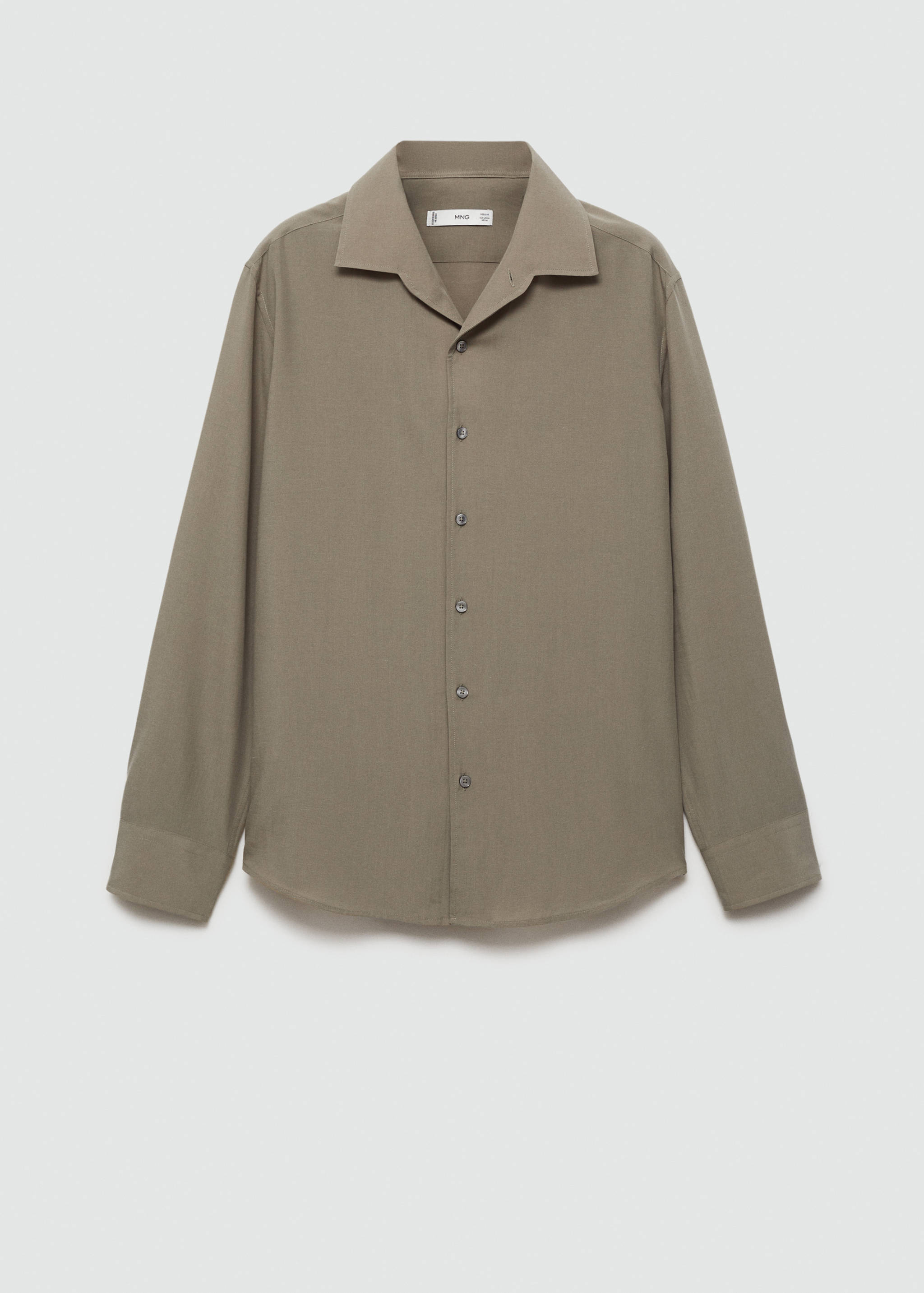 Regular-fit lyocell shirt - Article without model