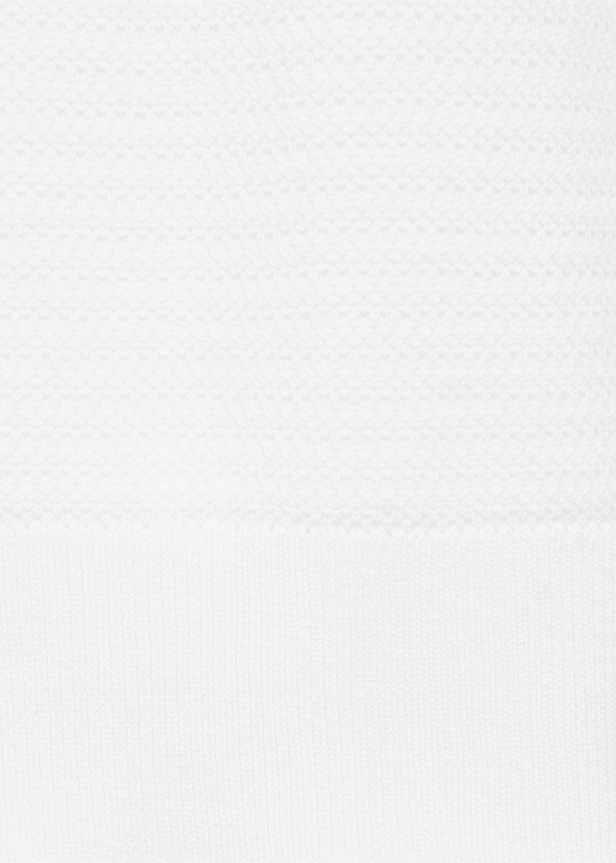 Koszulka z dzianiny z tencelu z warkoczami - Szczegóły artykułu 0, Biały. Ref: 77032538-00.