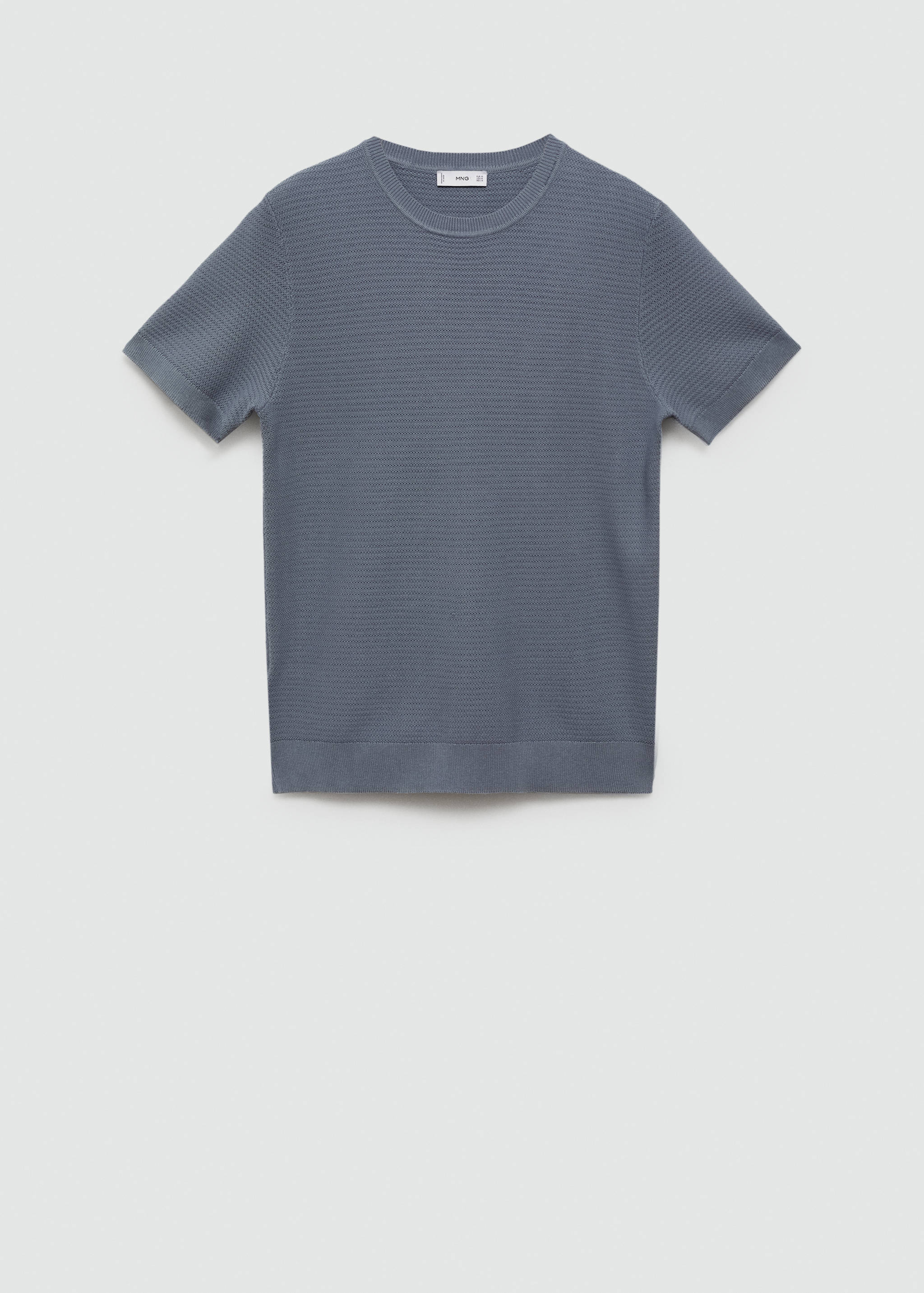 Tencel™ braided knitted t-shirt - Article without model