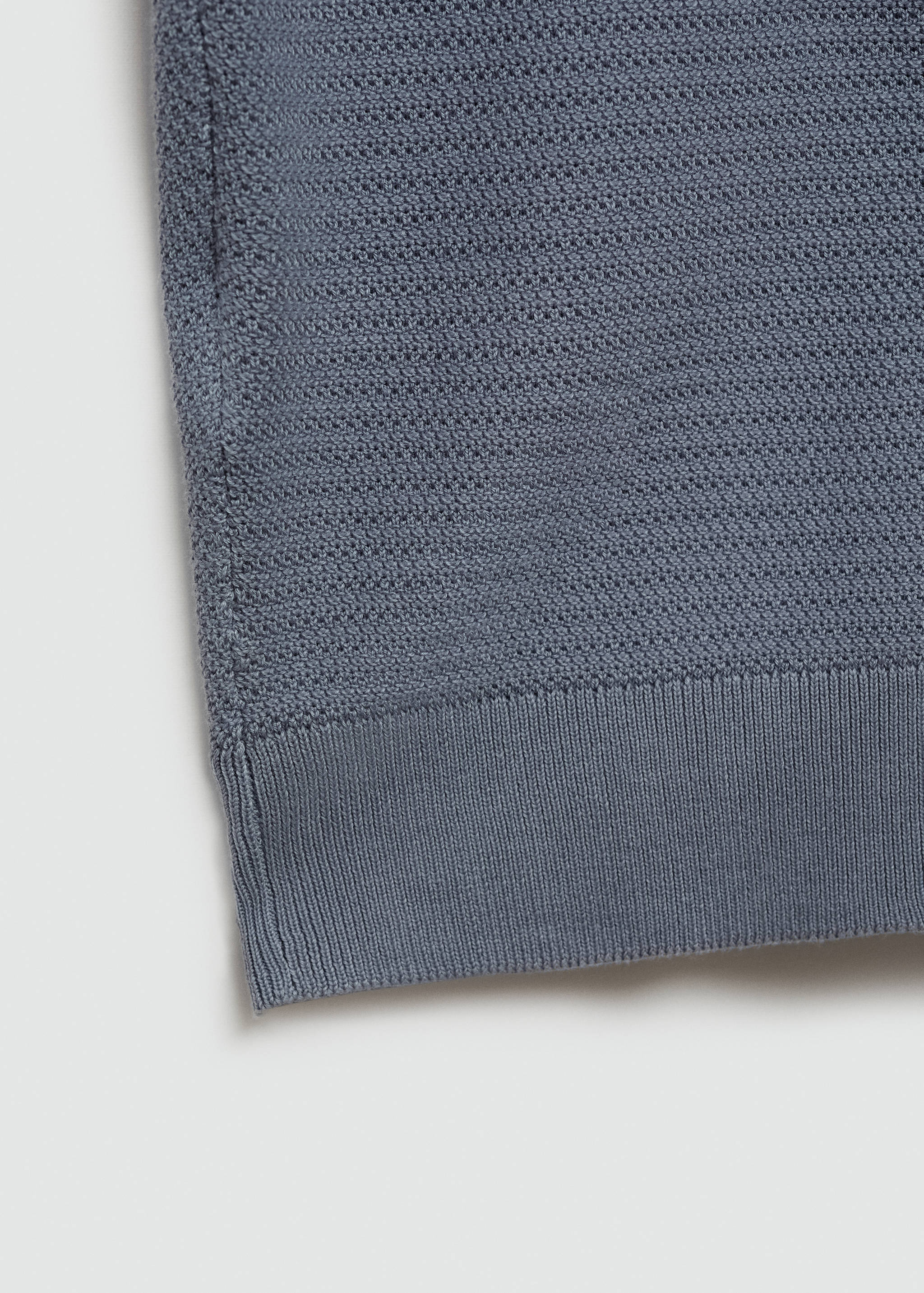 Tencel™ braided knitted t-shirt - Details of the article 0