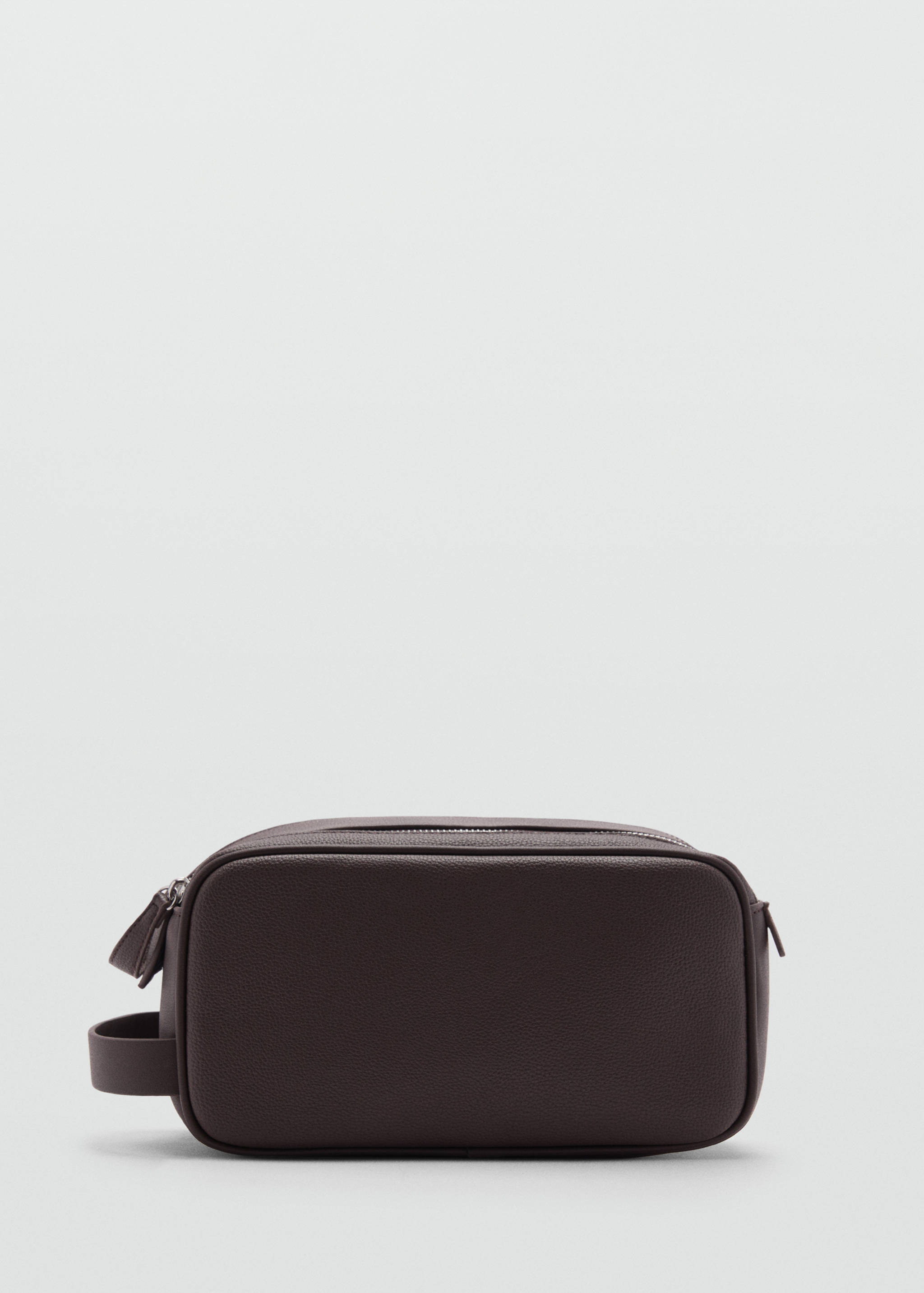 Kosmetiktasche mit Reißverschluss in genarbter Optik - Artikel ohne Model