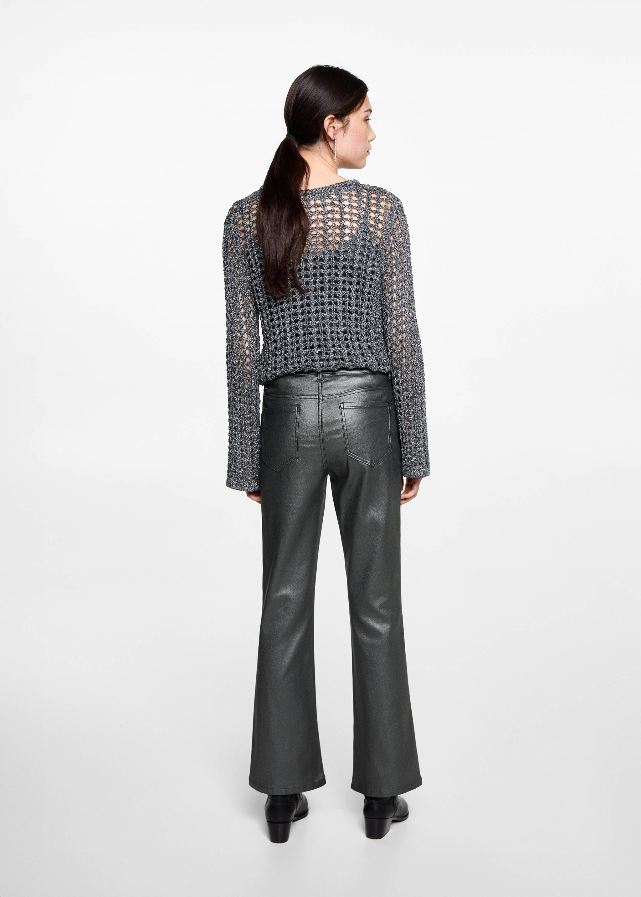 Jeans cerati effetto metallizzato - Retro dell'articolo