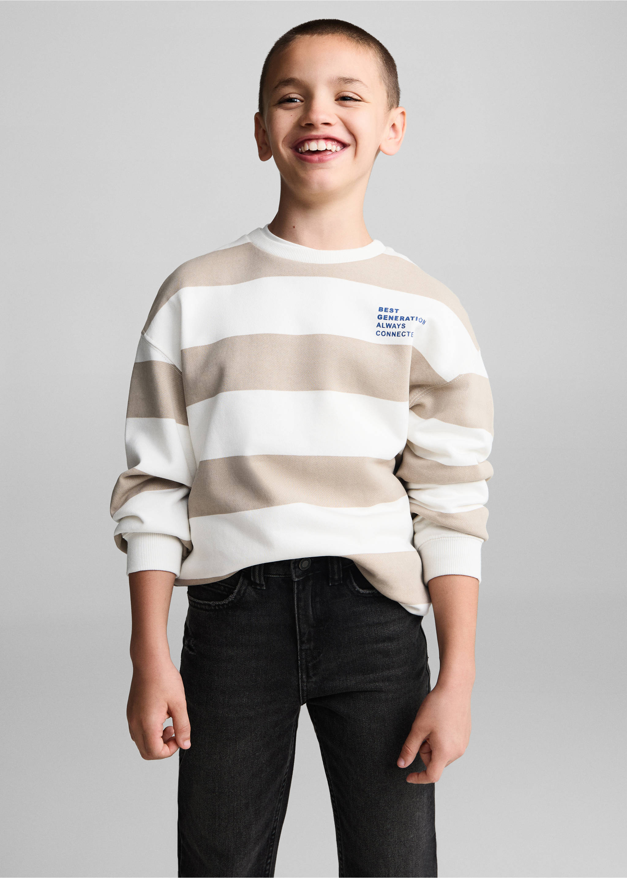 Texans Dad estrips decoratius - Pla mig, Black denim. Ref: 77032914-00.