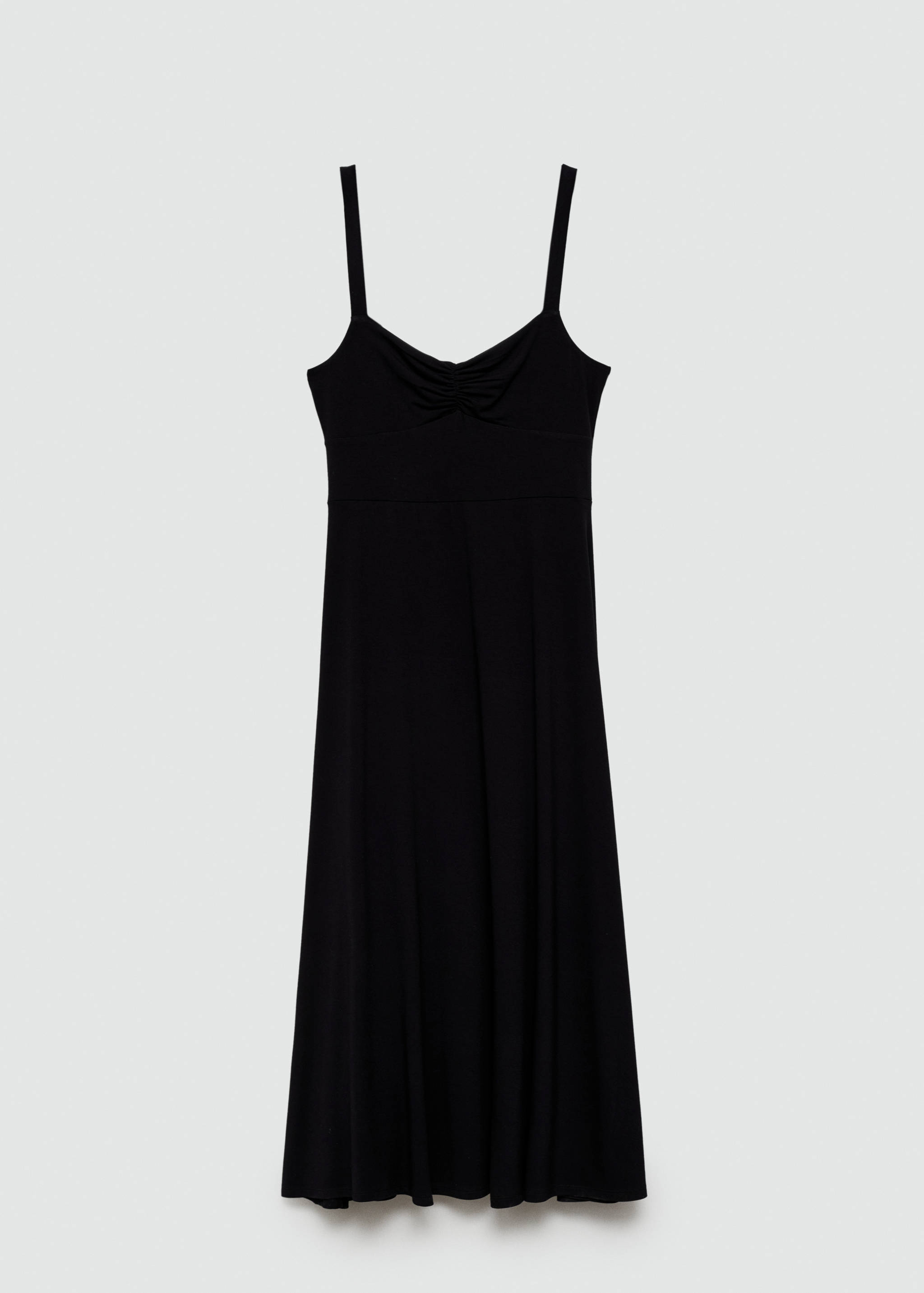 Vestido evasé tirantes - Artículo sin modelo