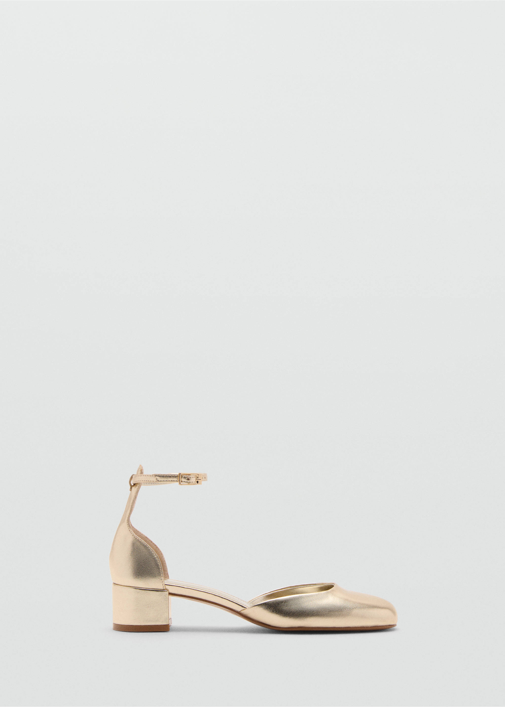 Patent-effect stiletto-heel shoes - Article without model, Gold. Ref: 77032922-00.