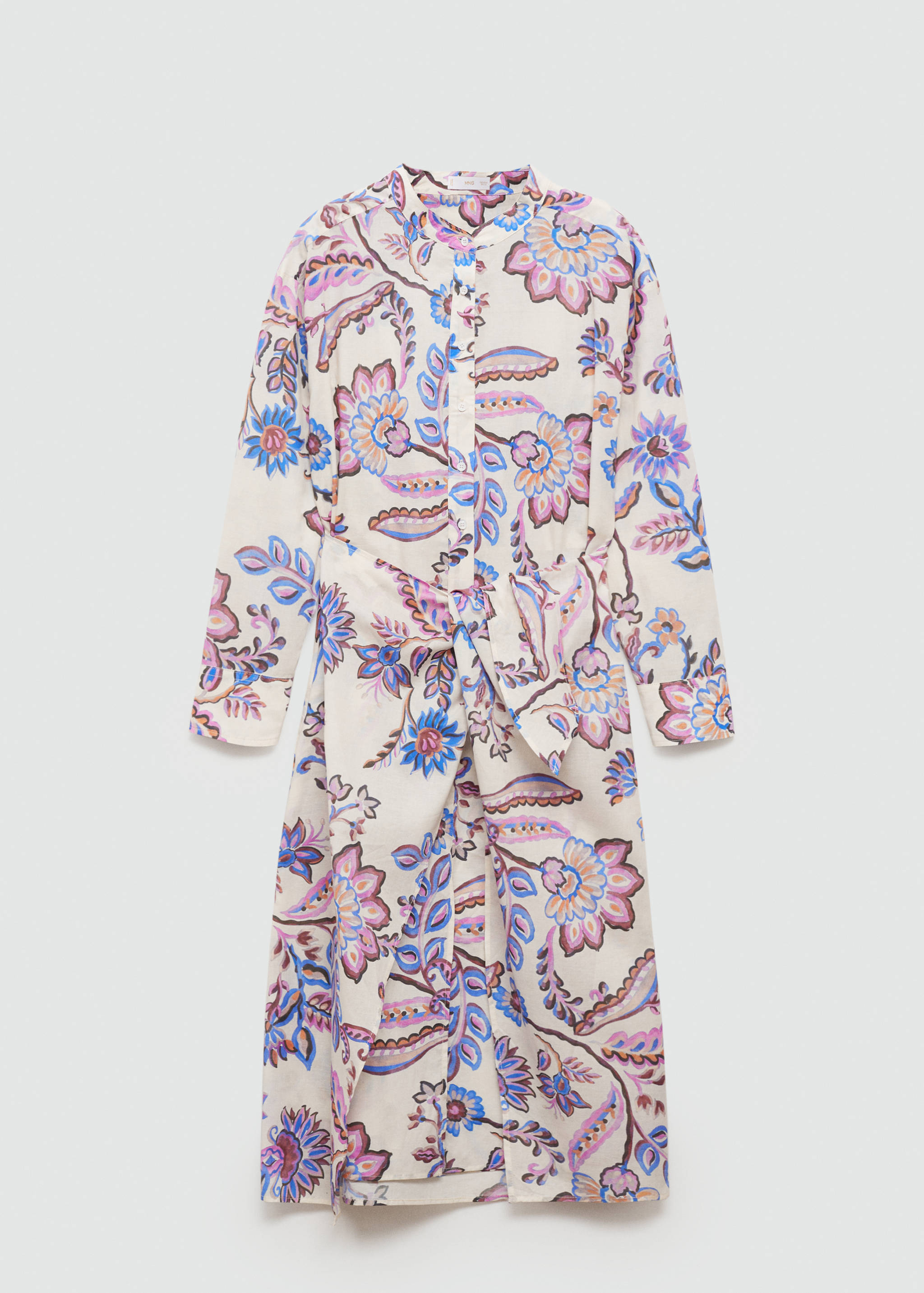 Vestido estampado floral lazo - Artículo sin modelo