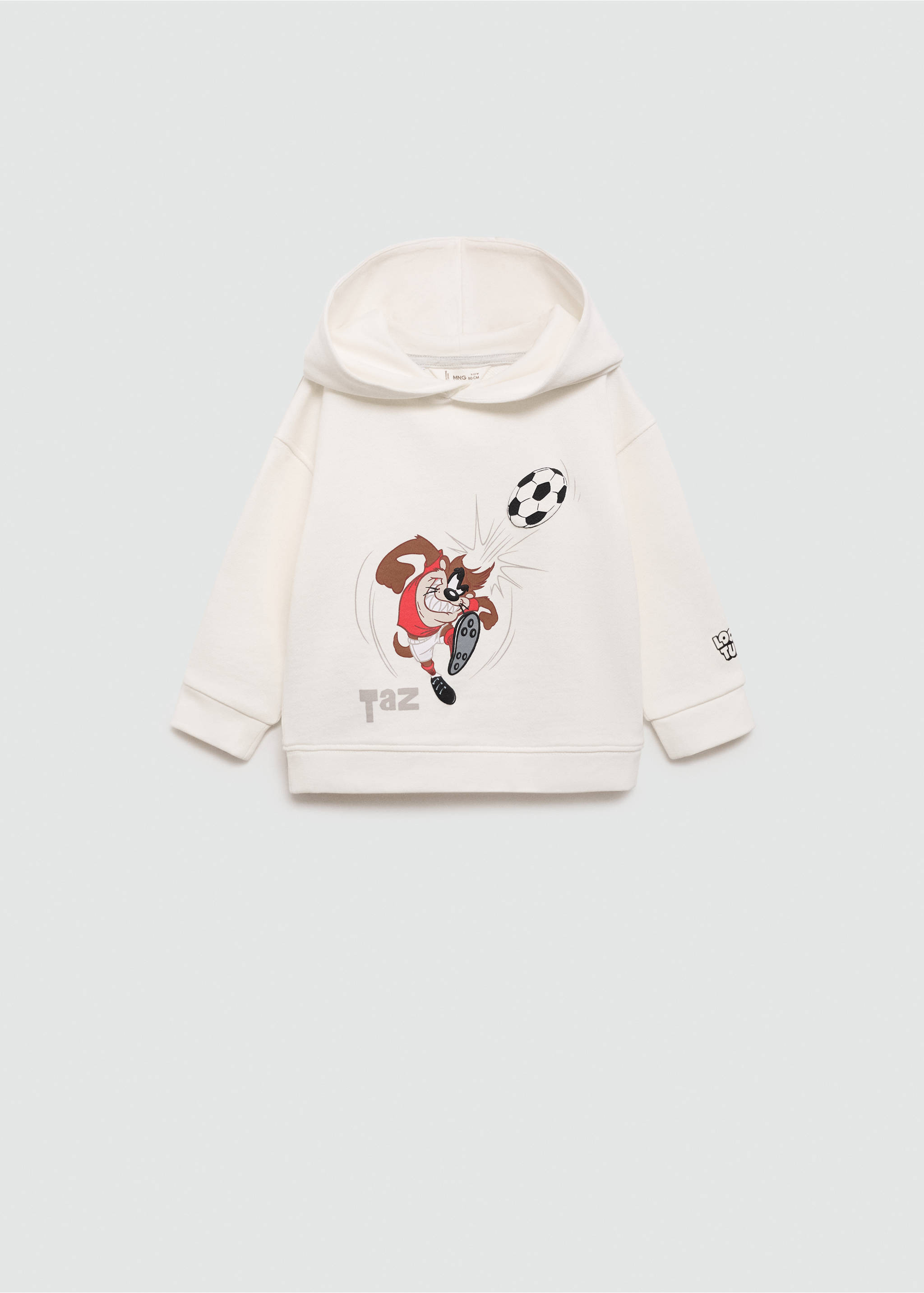 Sweat-shirt Looney Tunes - Article sans modèle, Blanc cassé. Ref: 77032928-00.