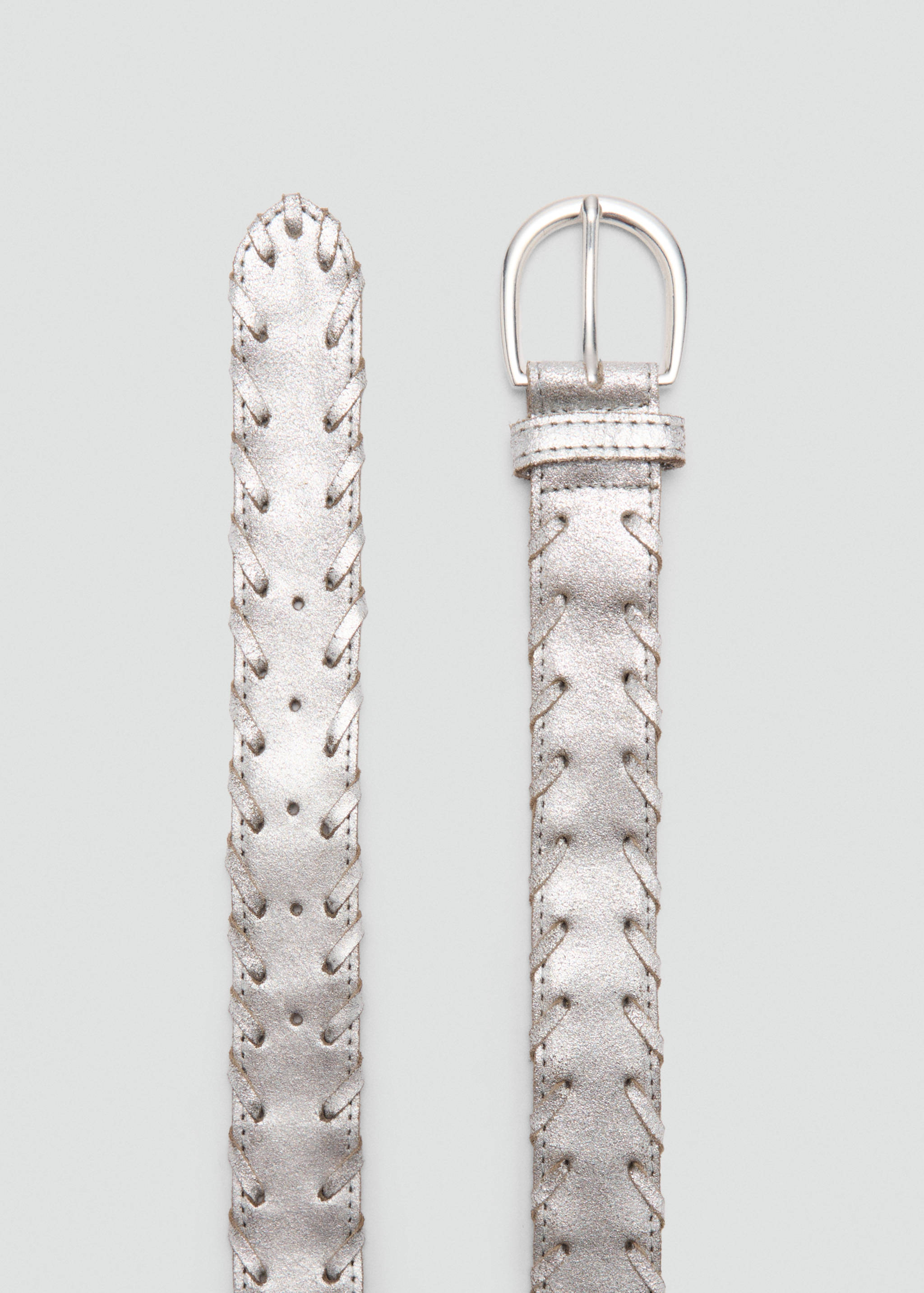 Ceinture cuir métallisée - Détail de l'article 1