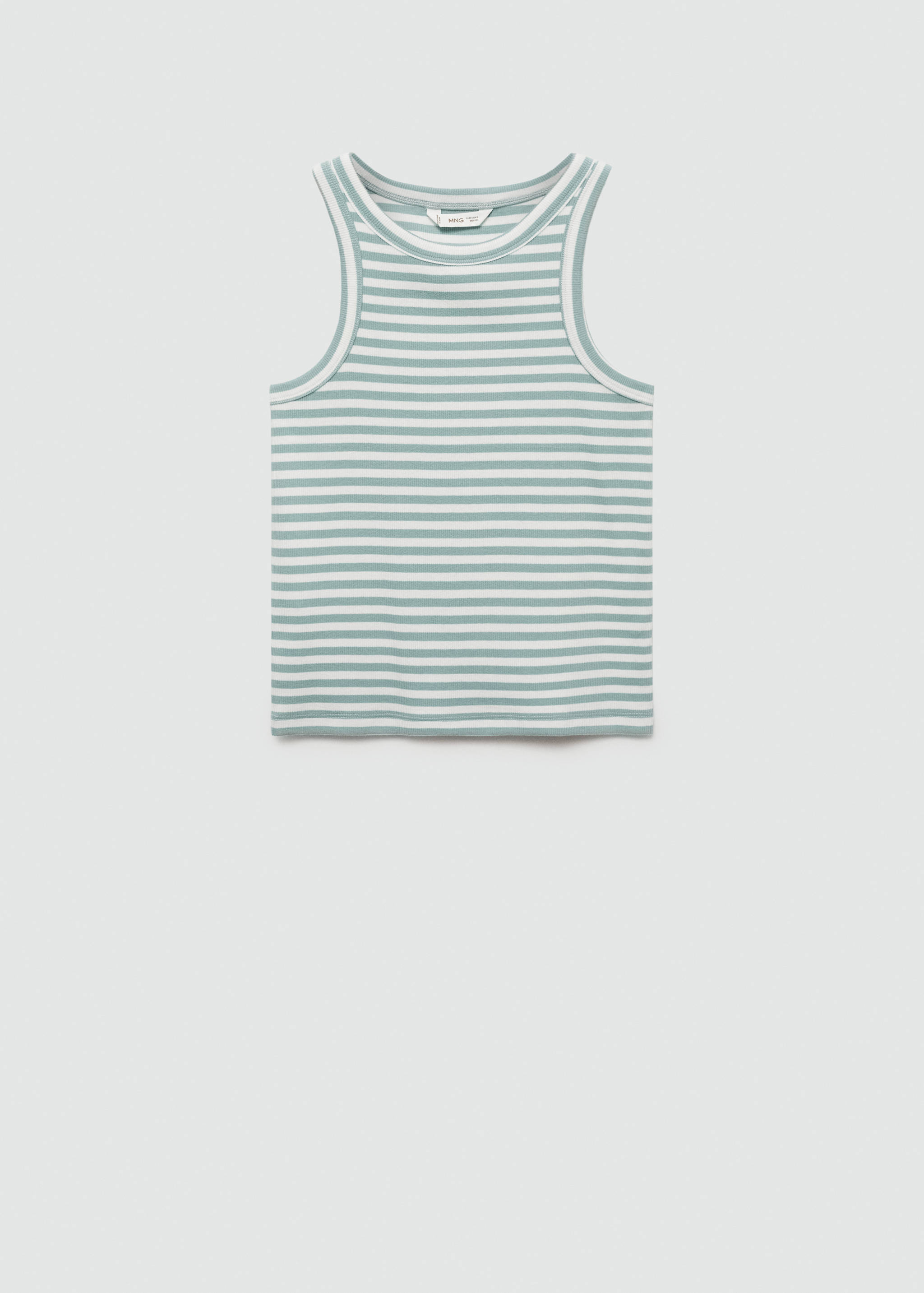 Top côtelé en coton - Article sans modèle