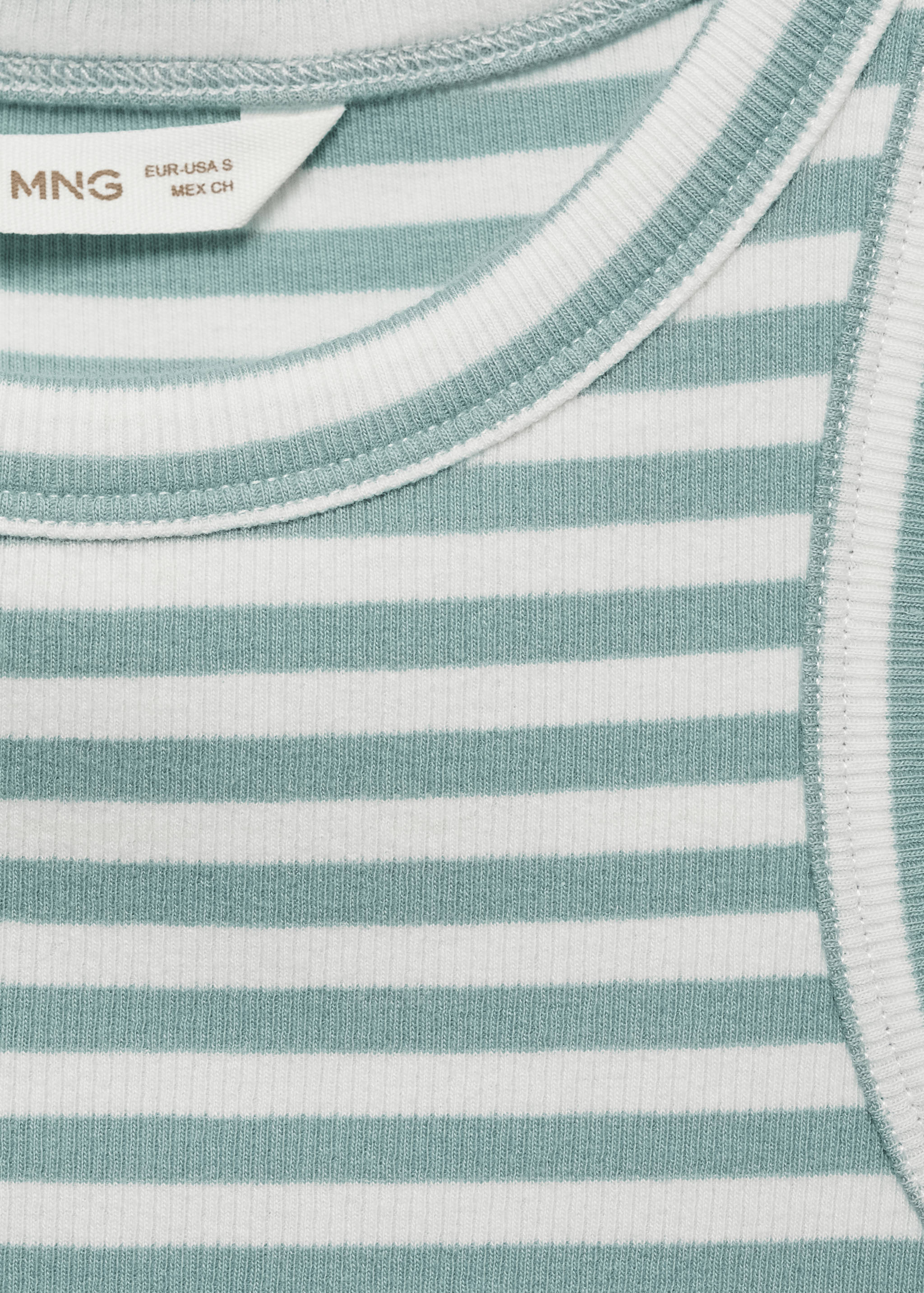 Top côtelé en coton - Détail de l'article 8