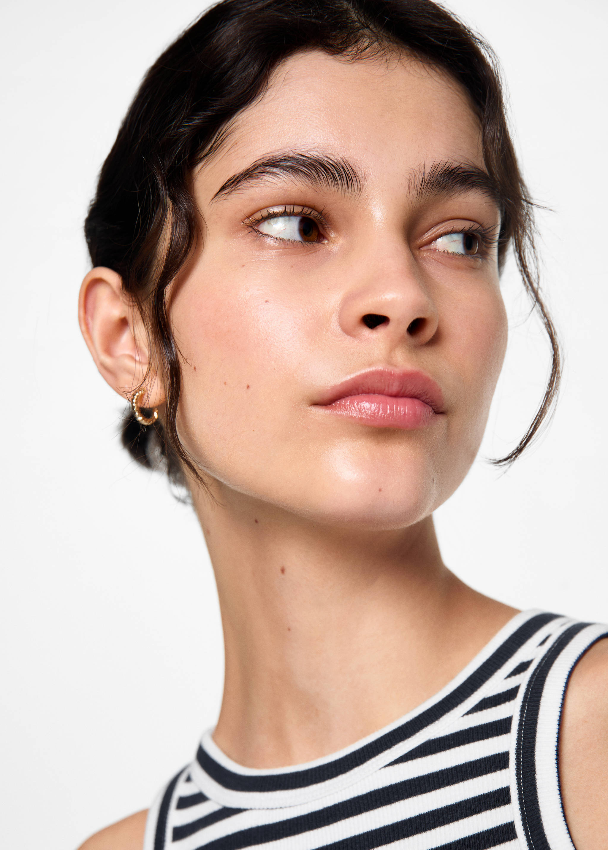 Top côtelé en coton - Détail de l'article 1