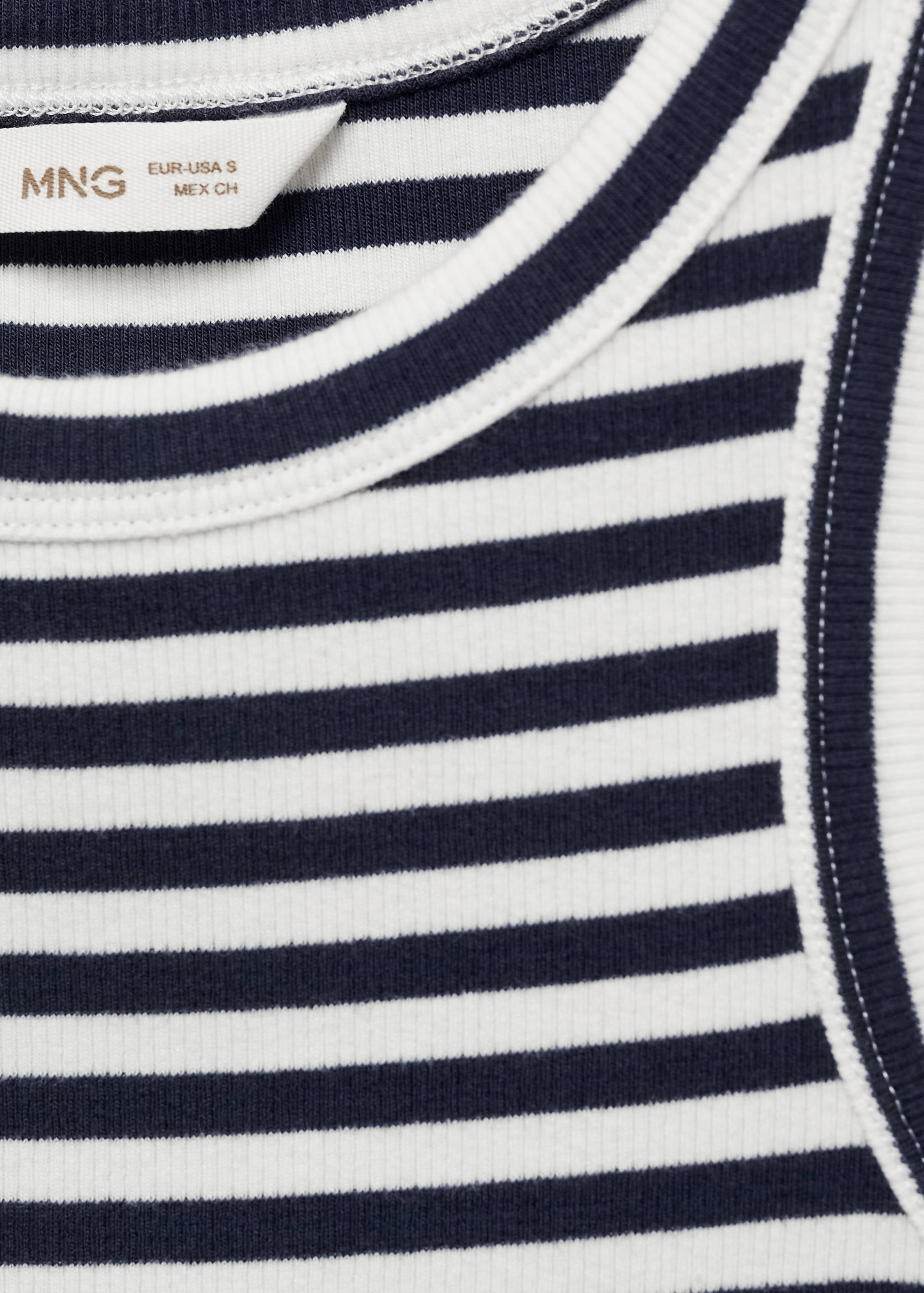 Top côtelé en coton - Détail de l'article 8