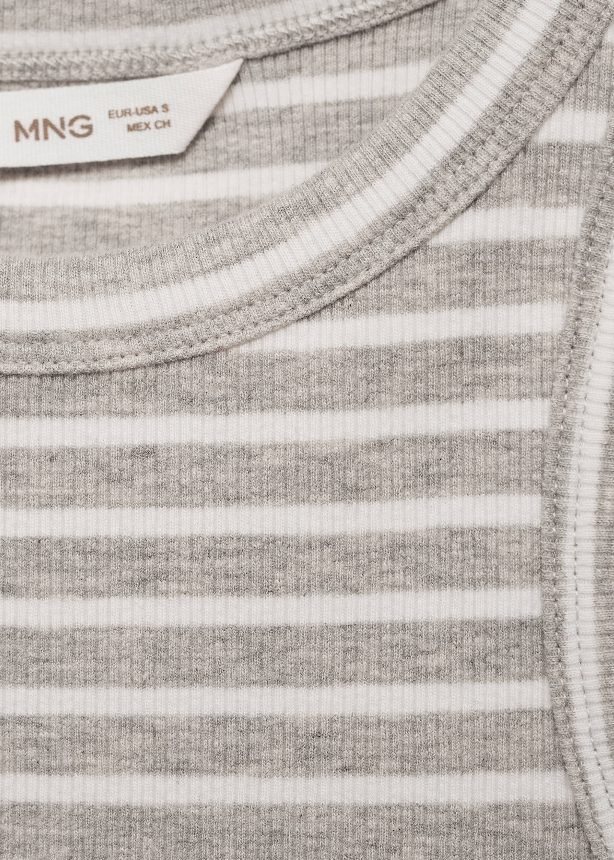 Top côtelé en coton - Détail de l'article 8