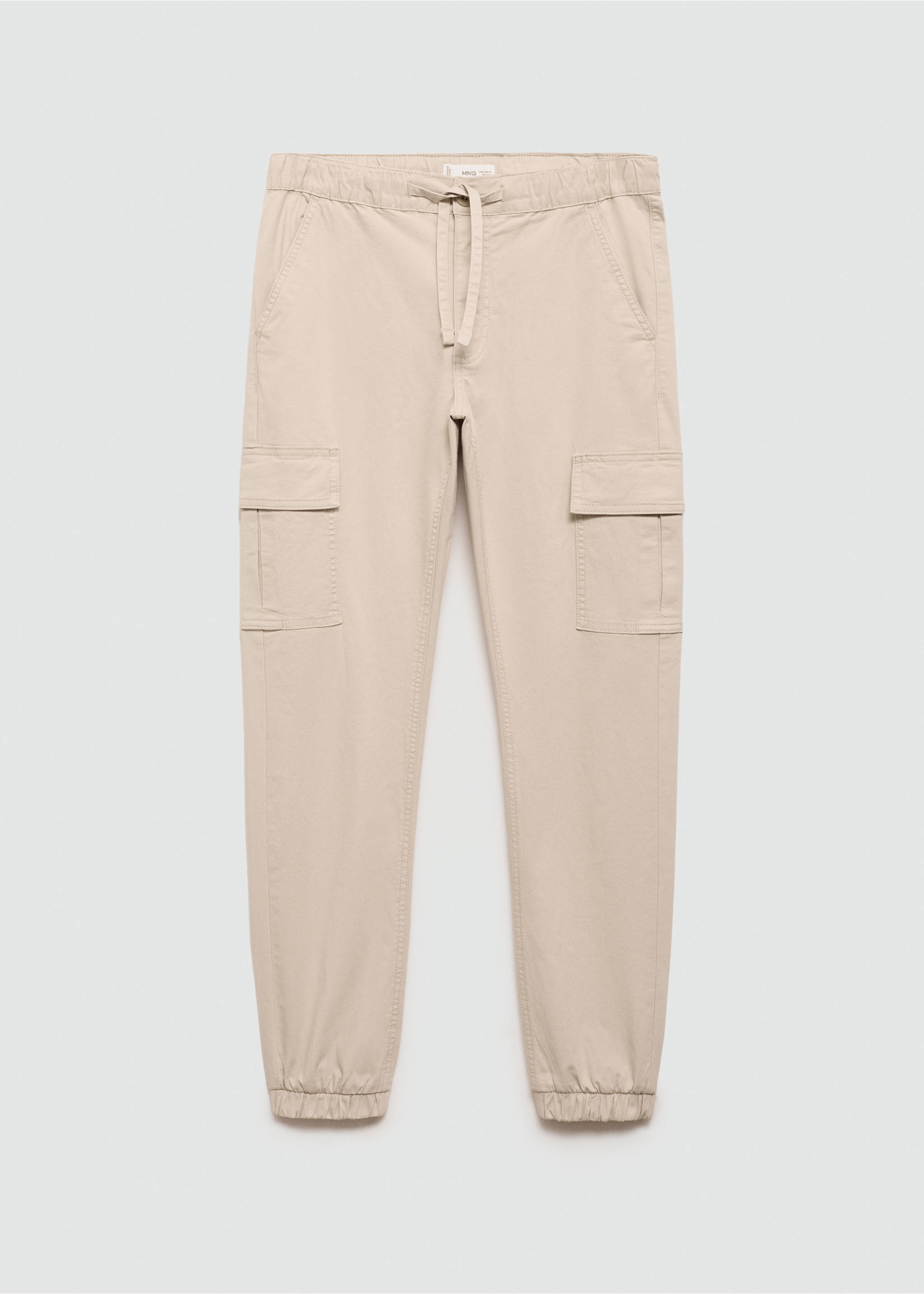 Cargo jogger pants - Article without model, Beige. Ref: 77032937-00.