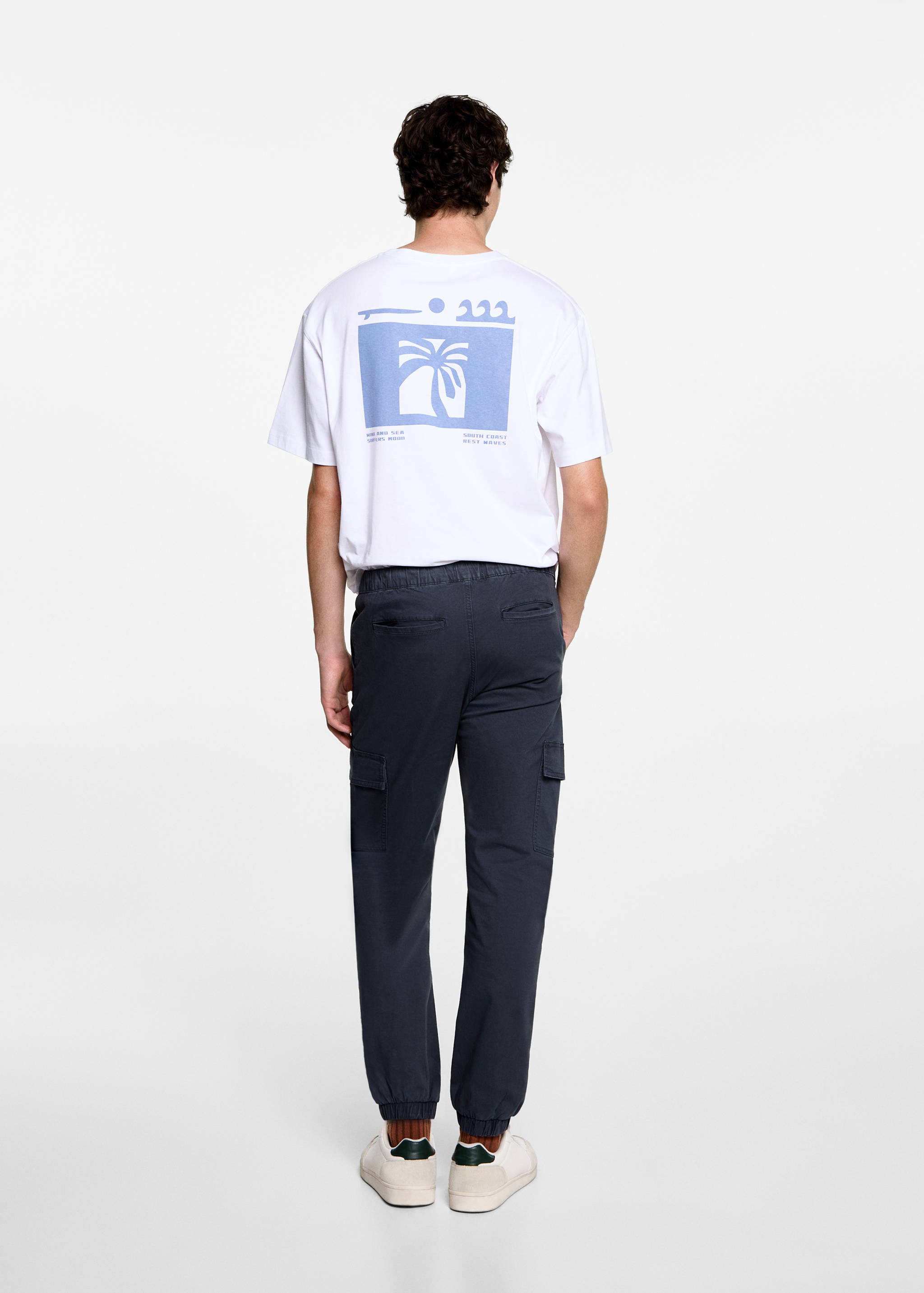 Cargo jogger pants - Reverse of the article