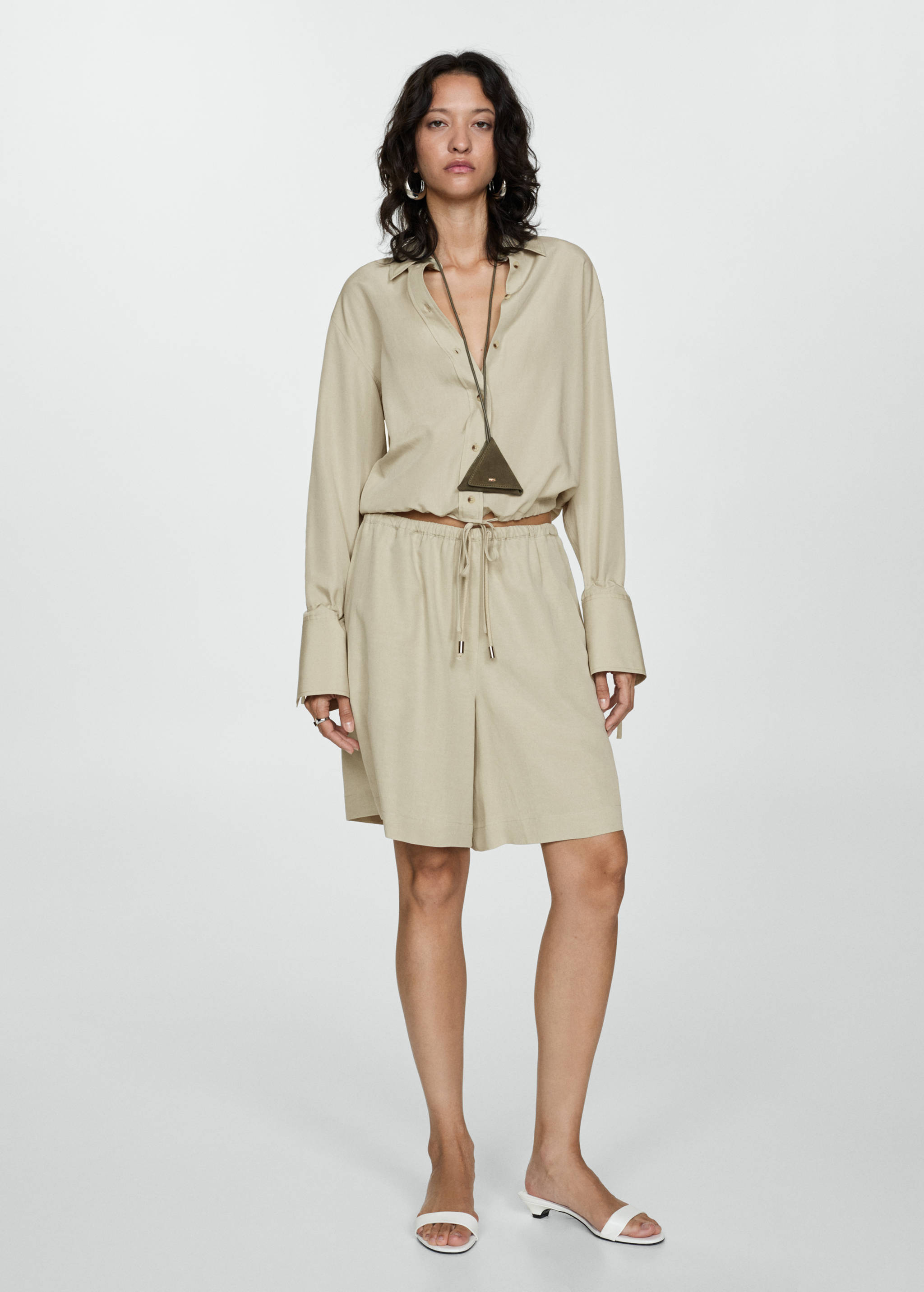 Camisa lyocell lazo - Plano general