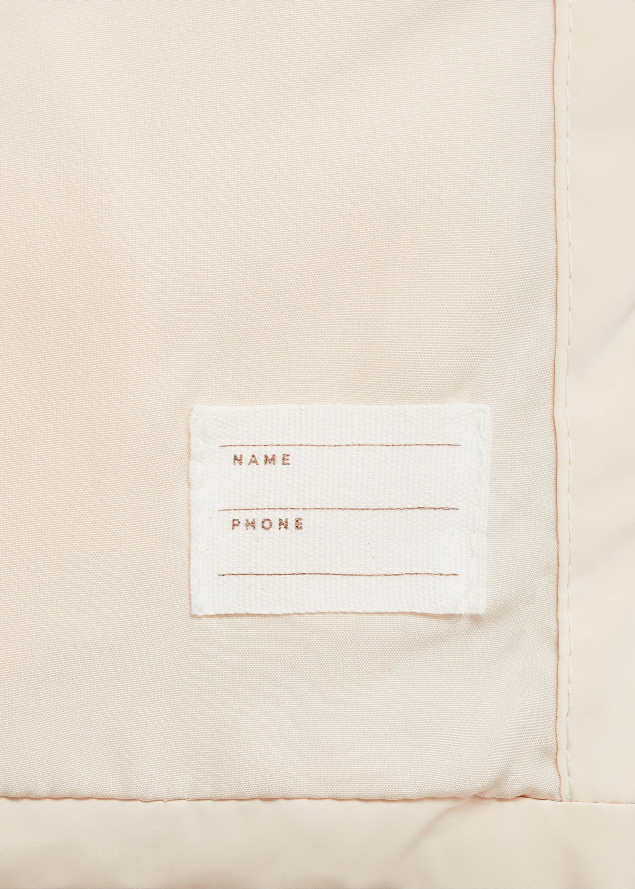 Quilted gilet - Details of the article 0, Ecru. Ref: 77033267-00.