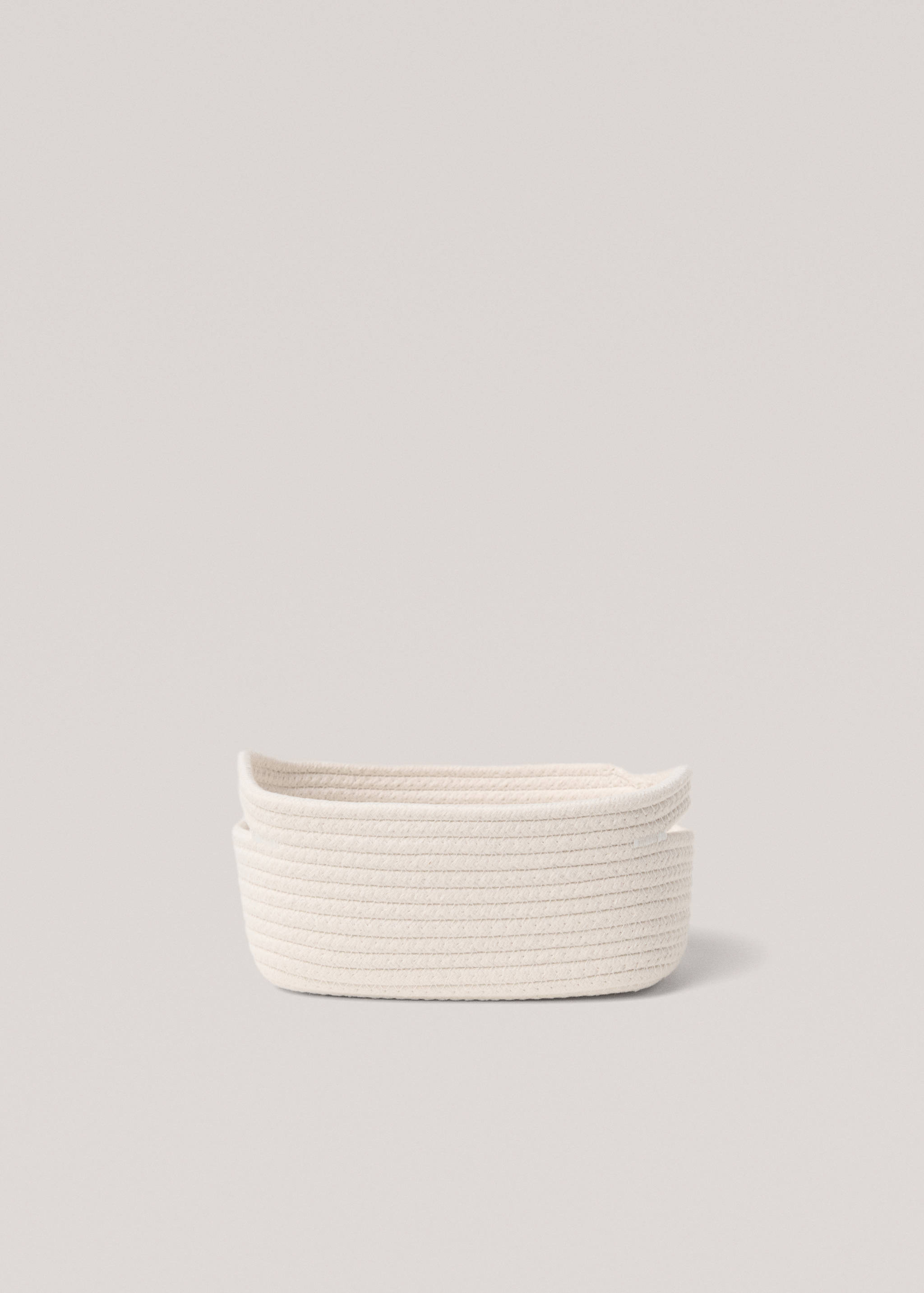 Small cotton storage basket - Article without model