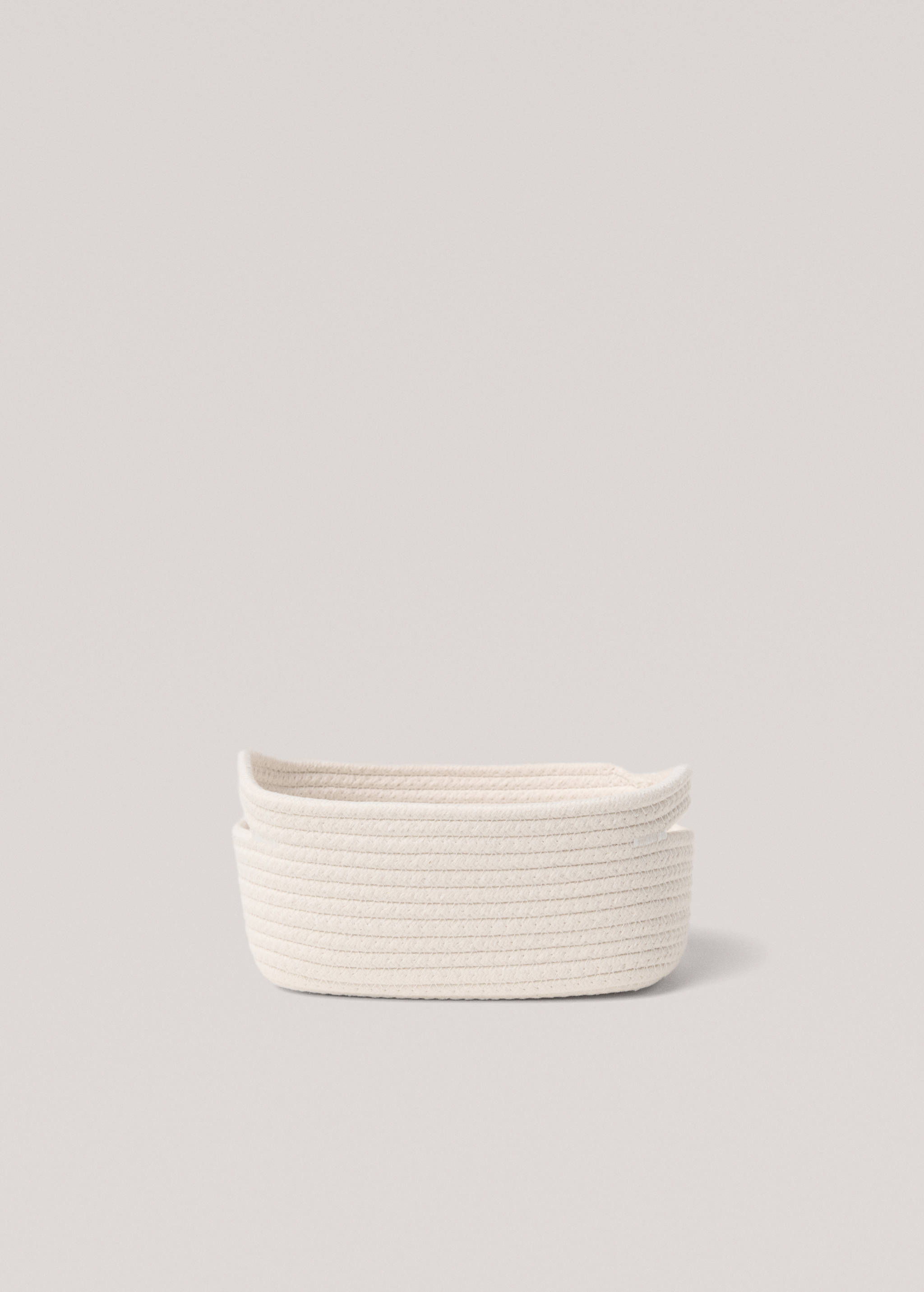 Small cotton storage basket - Article without model
