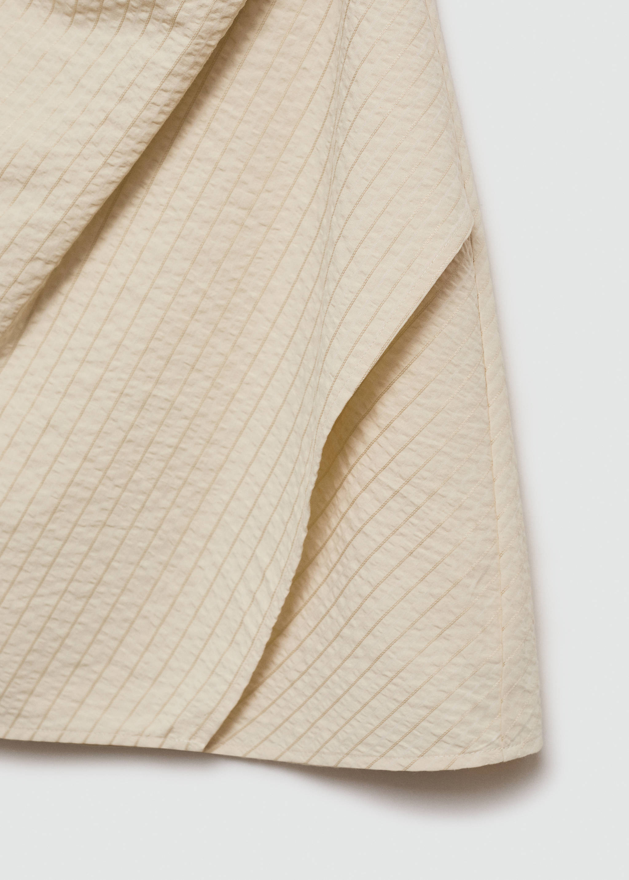 Vestido rayas drapeado - Detalle del artículo 0