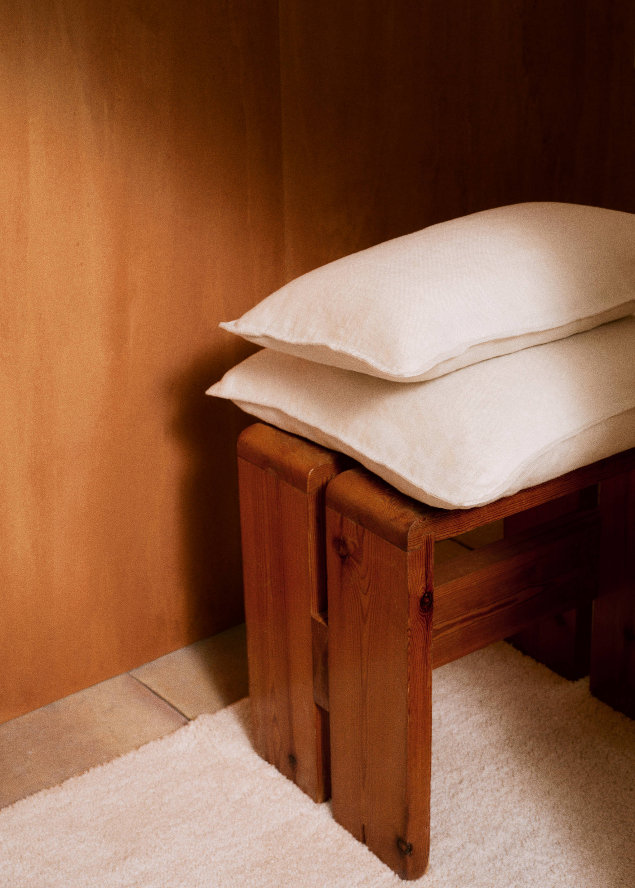 100% linen cushion case 45x45cm - Details of the article 6