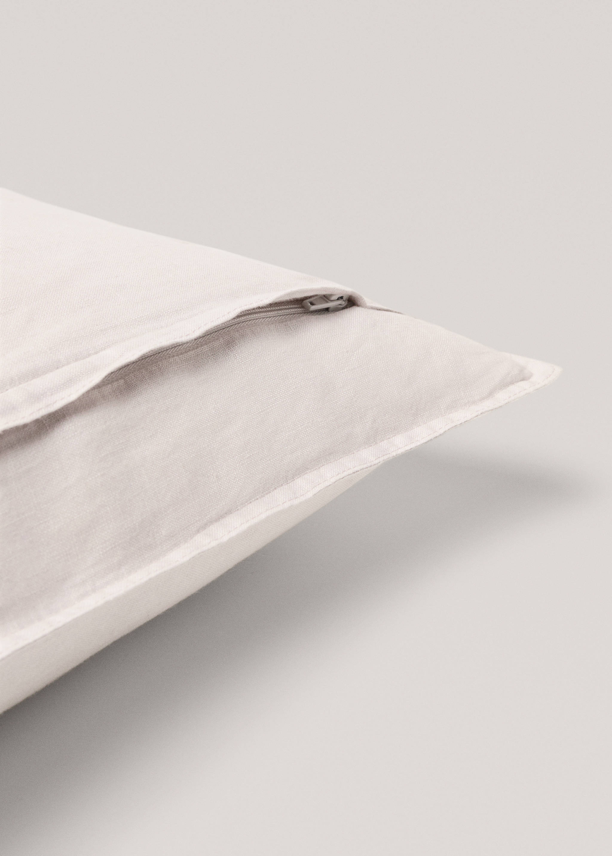 100% linen cushion case 45x45cm - Details of the article 4