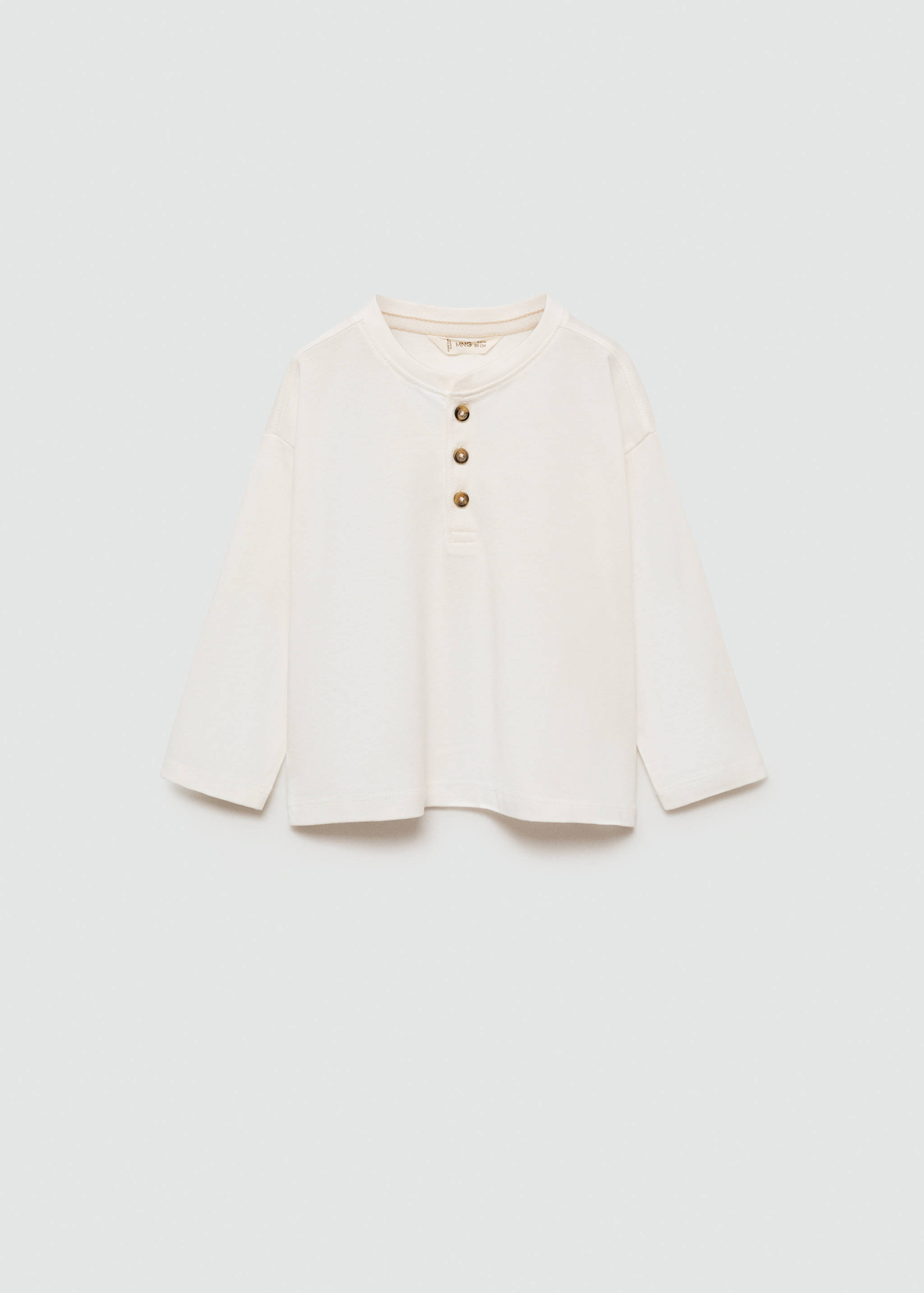 Μπλούζα βαμβακερή μακρυμάνικη - Προϊόν χωρίς μοντέλο