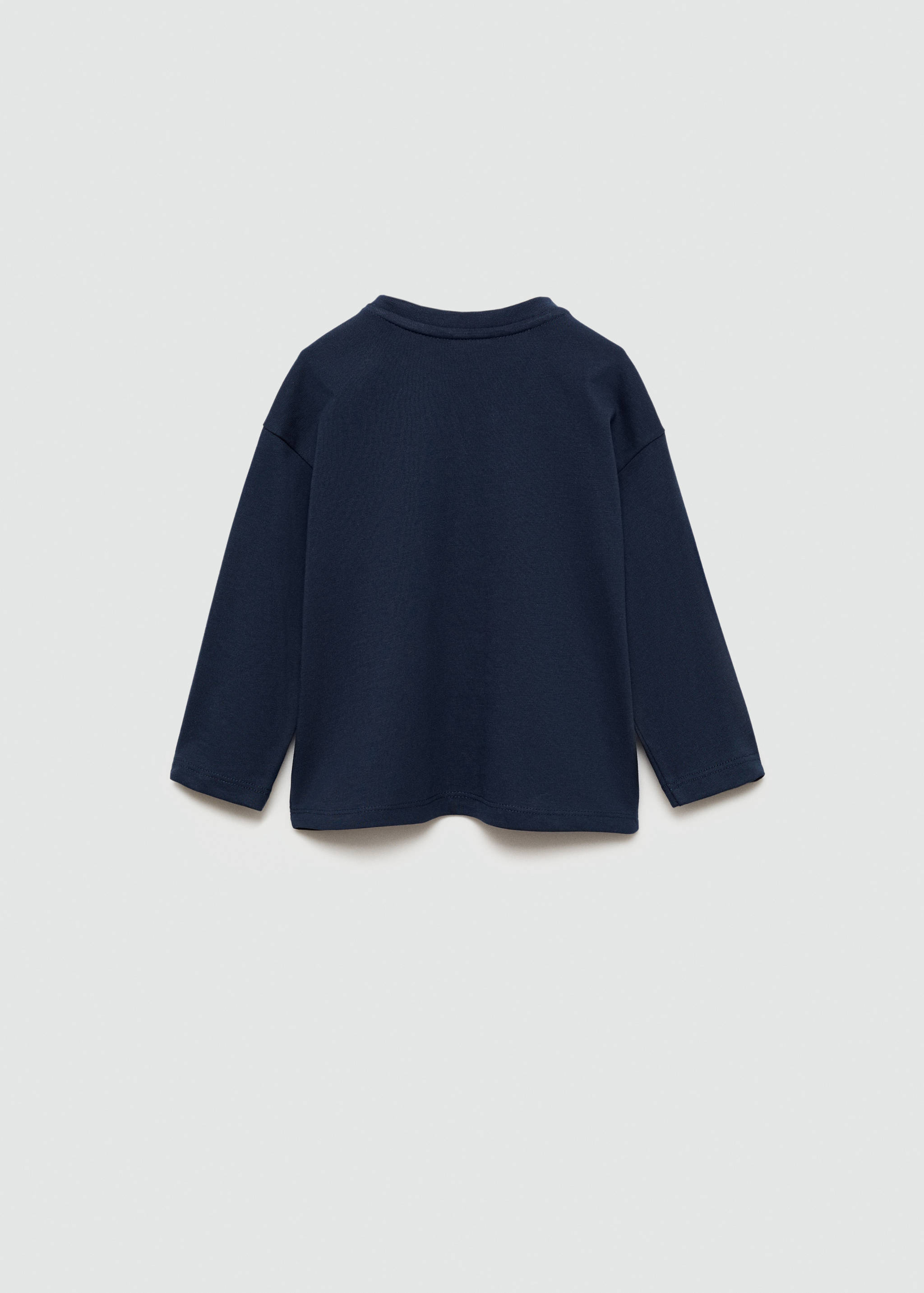 T-shirt coton manches longues - Verso de l’article