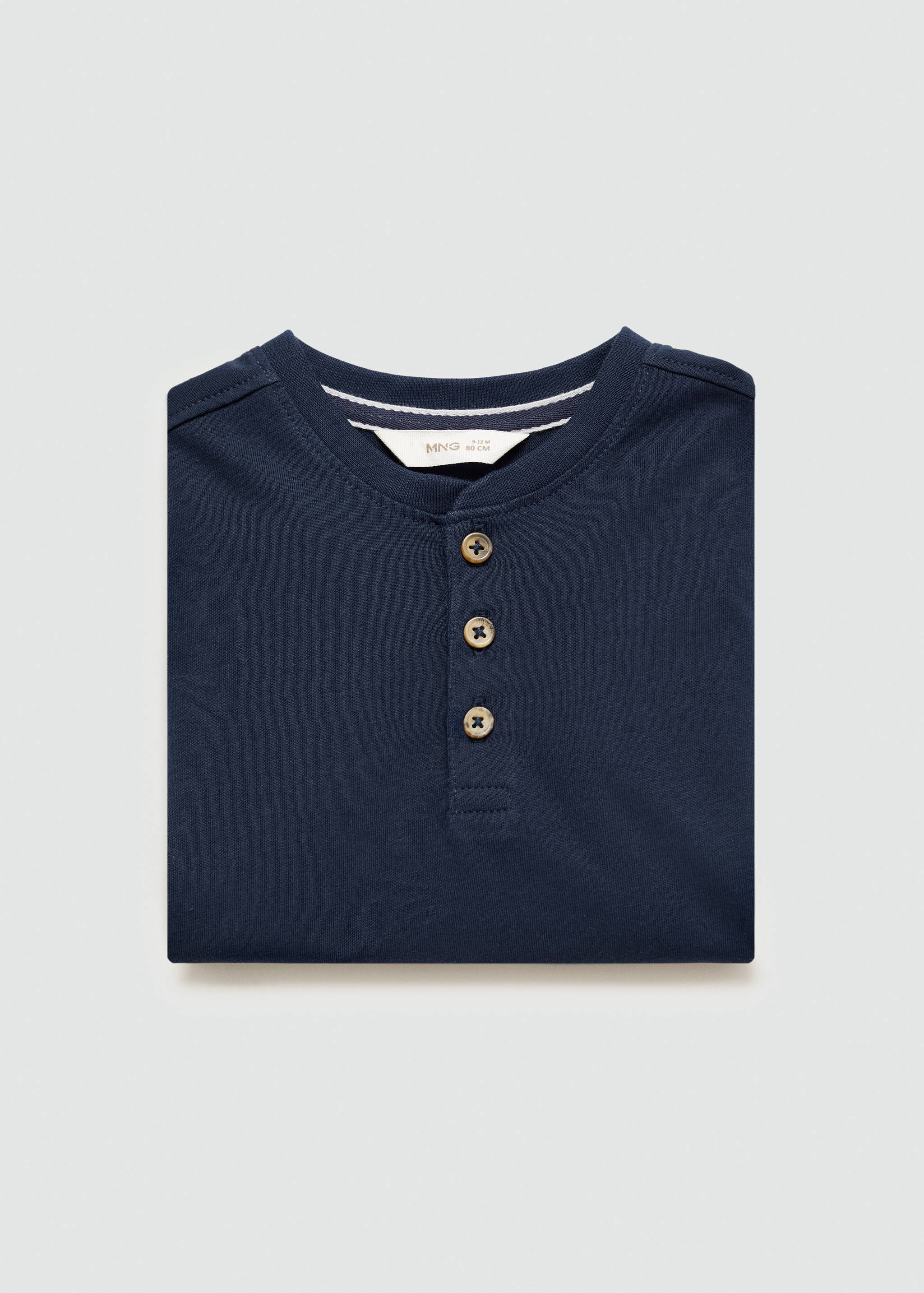 T-shirt coton manches longues - Détail de l'article 0