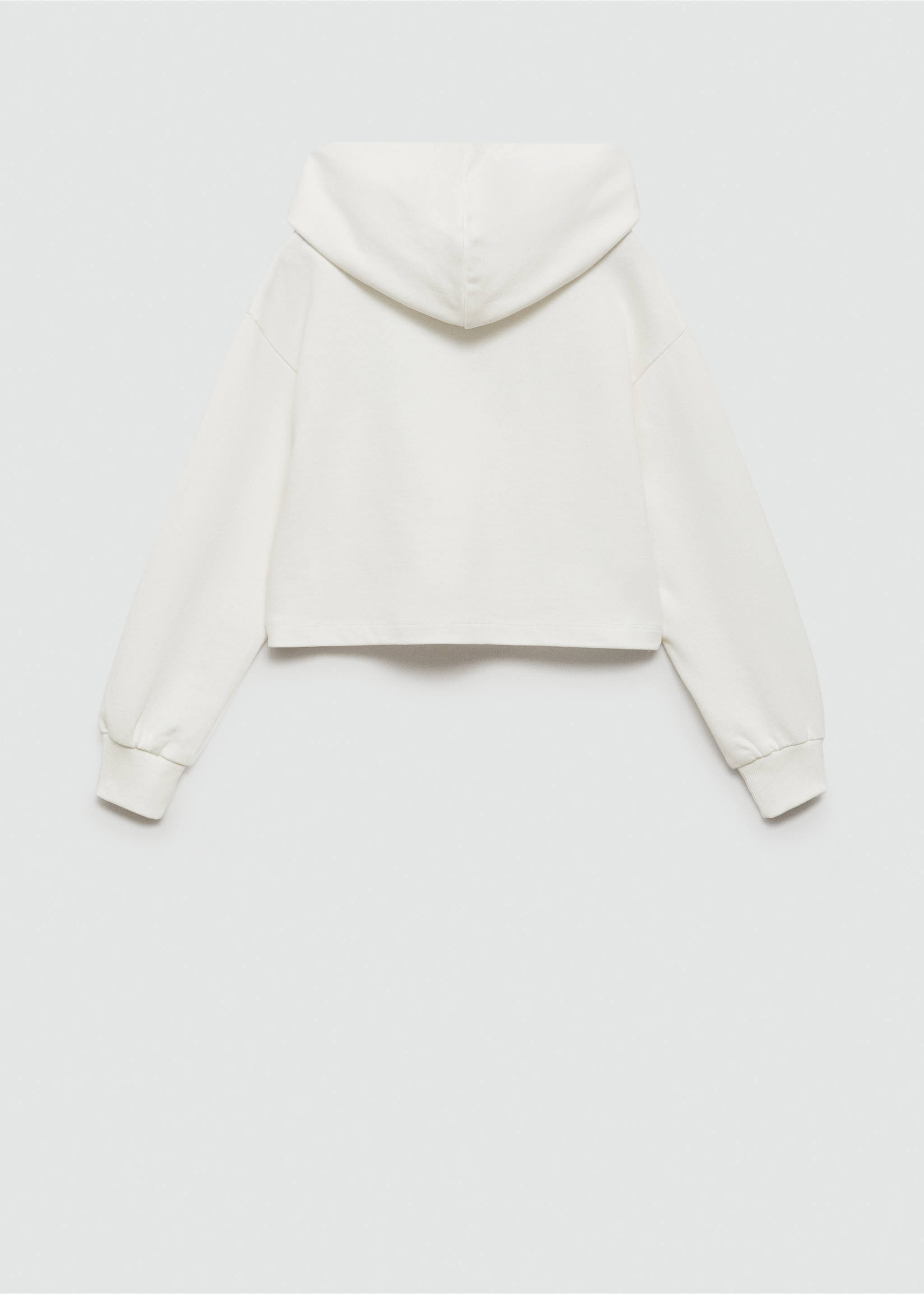 Embroidered message sweatshirt - Reverse of the article, Off White. Ref: 77033281-00.