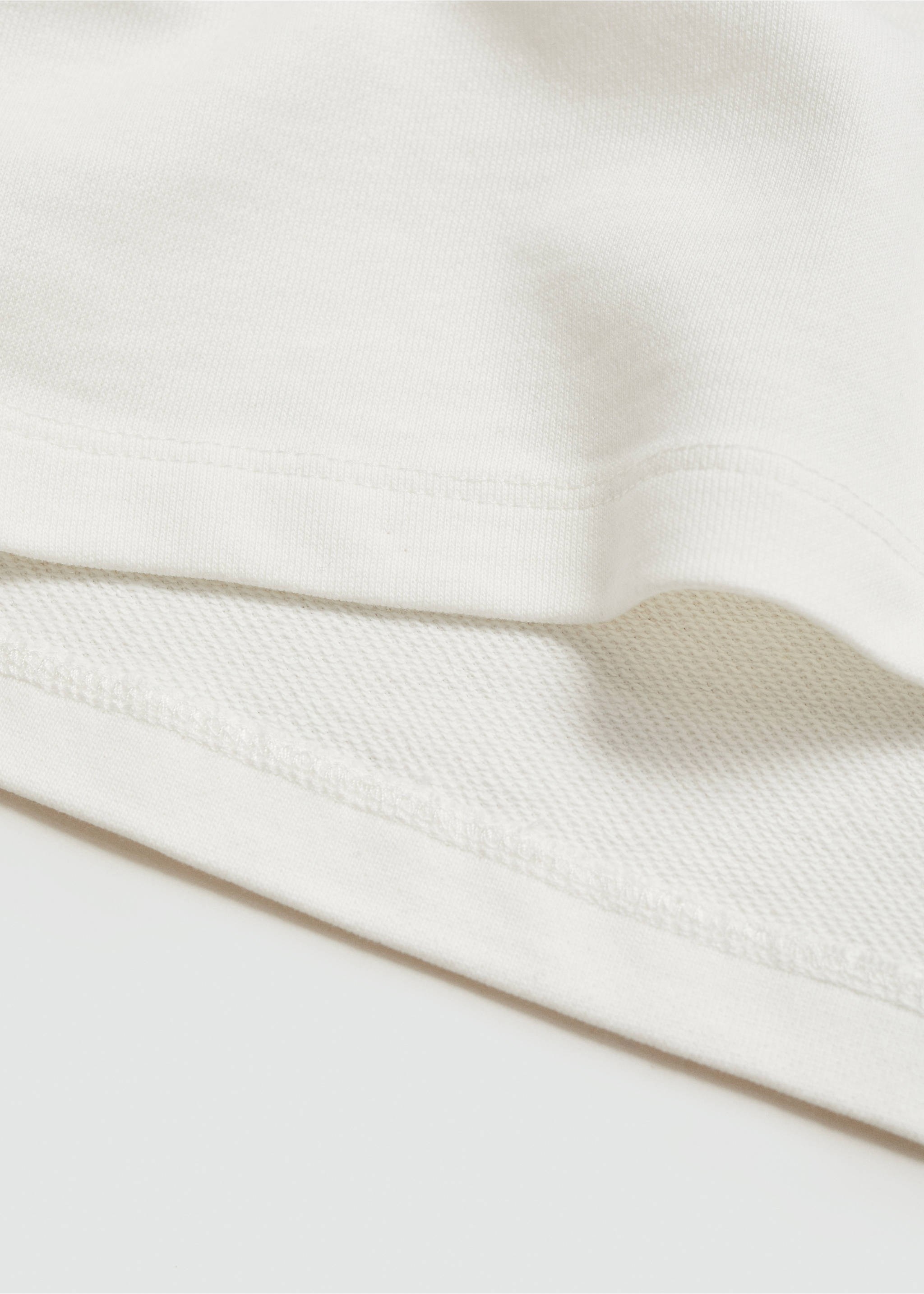 Embroidered message sweatshirt - Details of the article 0, Off White. Ref: 77033281-00.