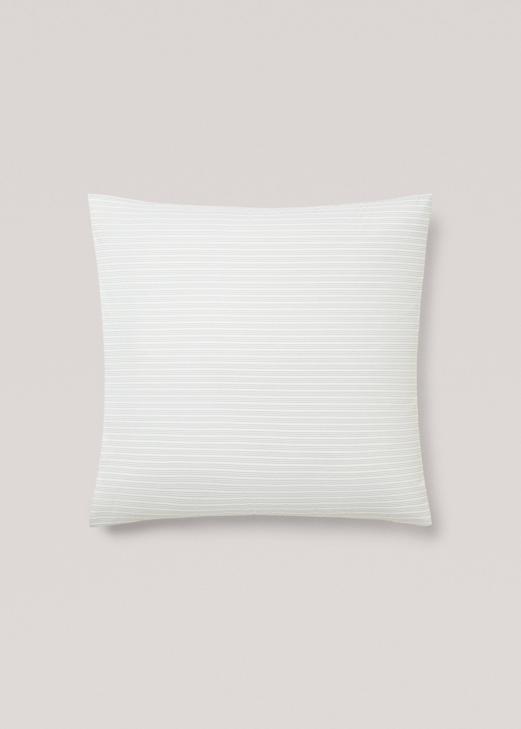 Stripe-print pillow cases 60x60cm - Article without model