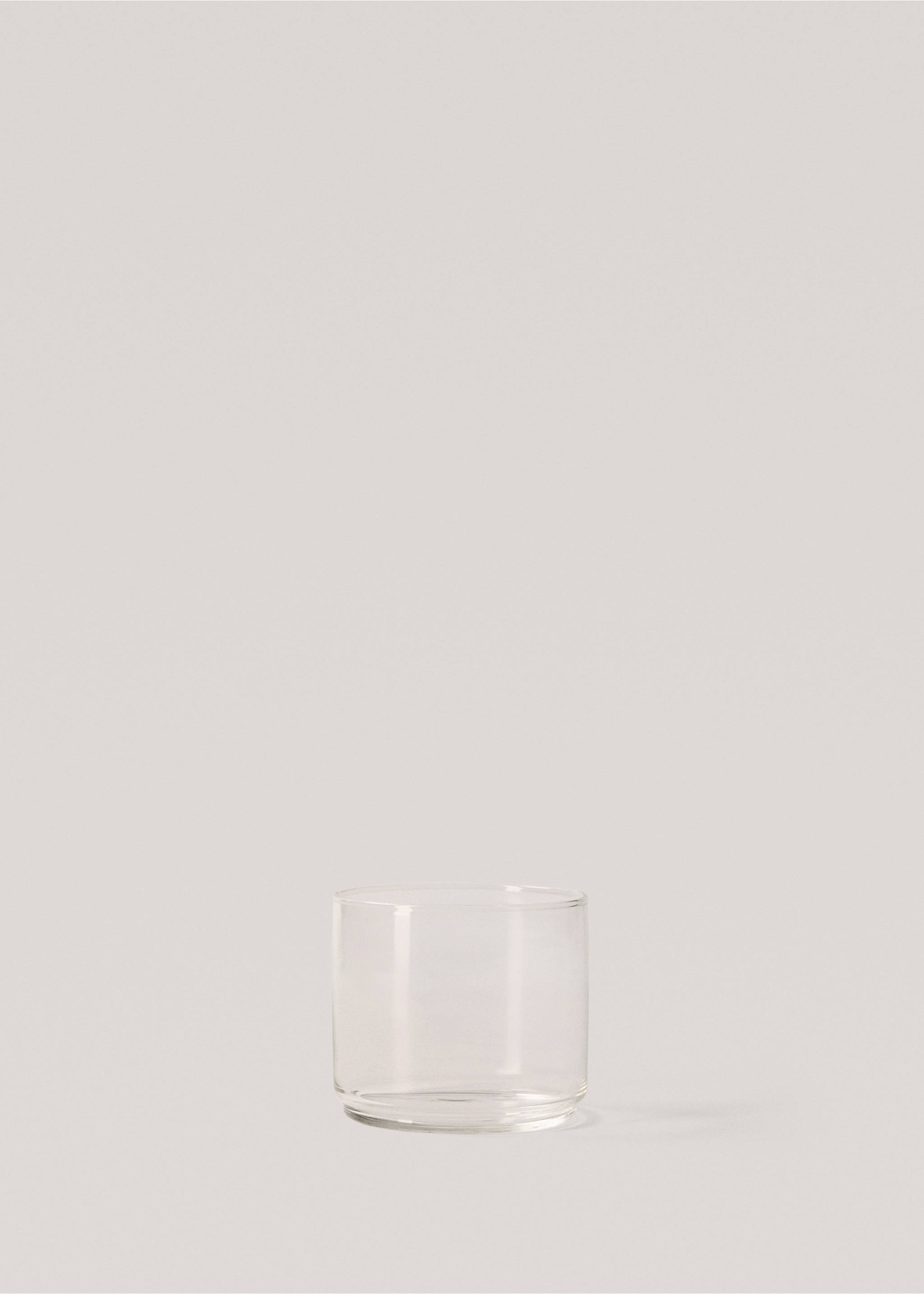 Borosilicate basic tumbler - Article without model, Ice Grey. Ref: 77033287-00.