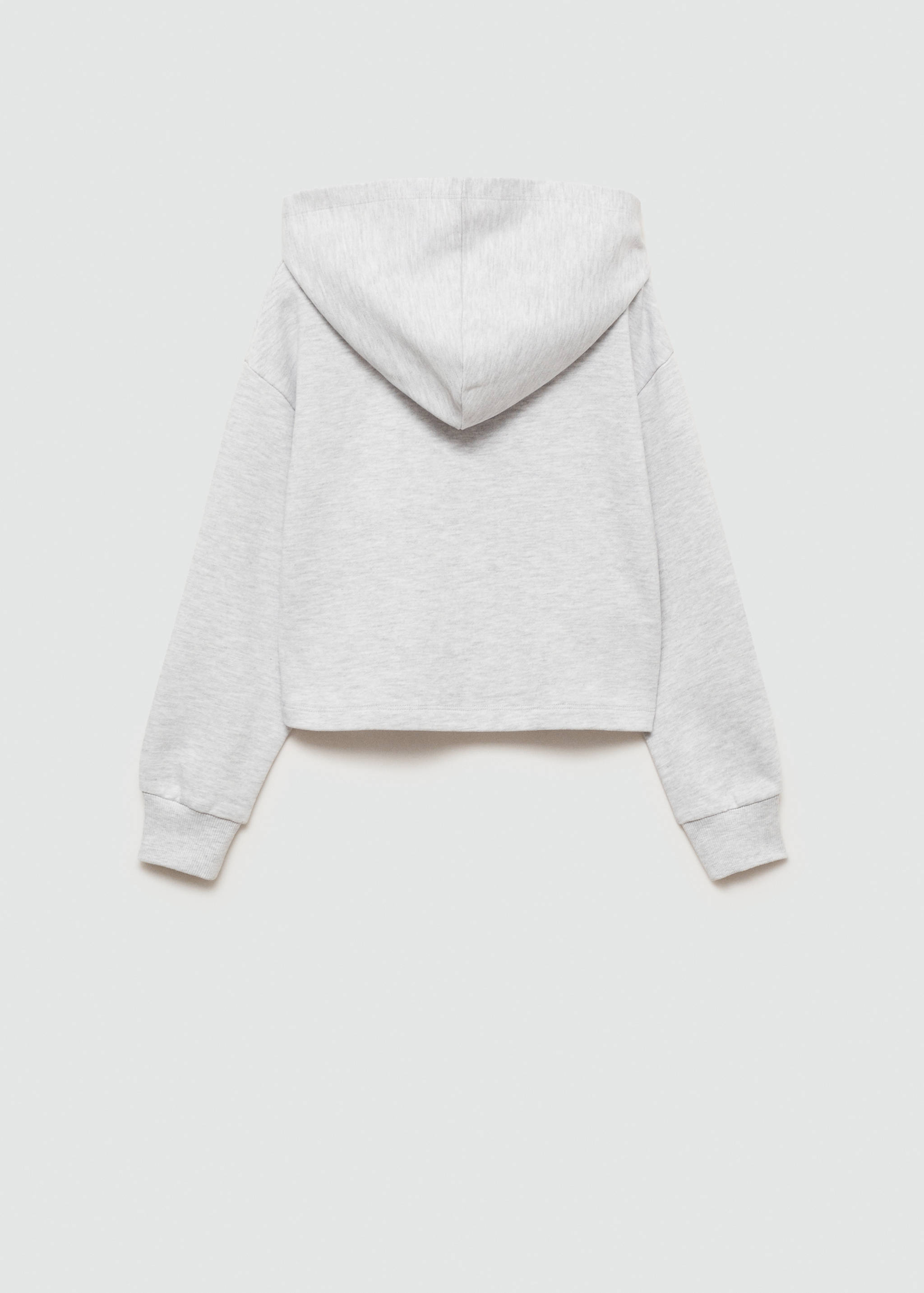 Sudadera estampada capucha - Reverso del artículo