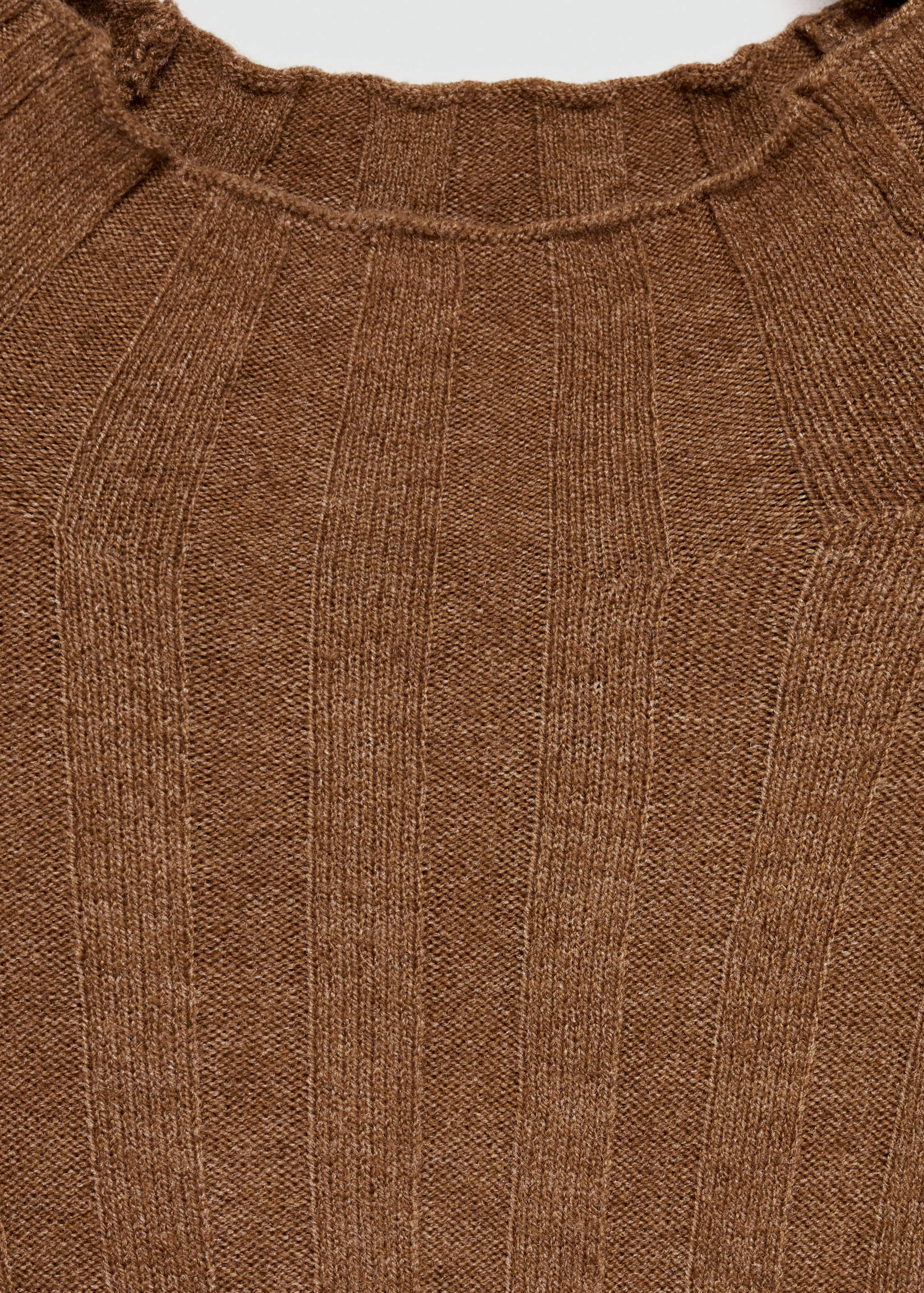 Robe maille côtelée col montant - Détail de l'article 8