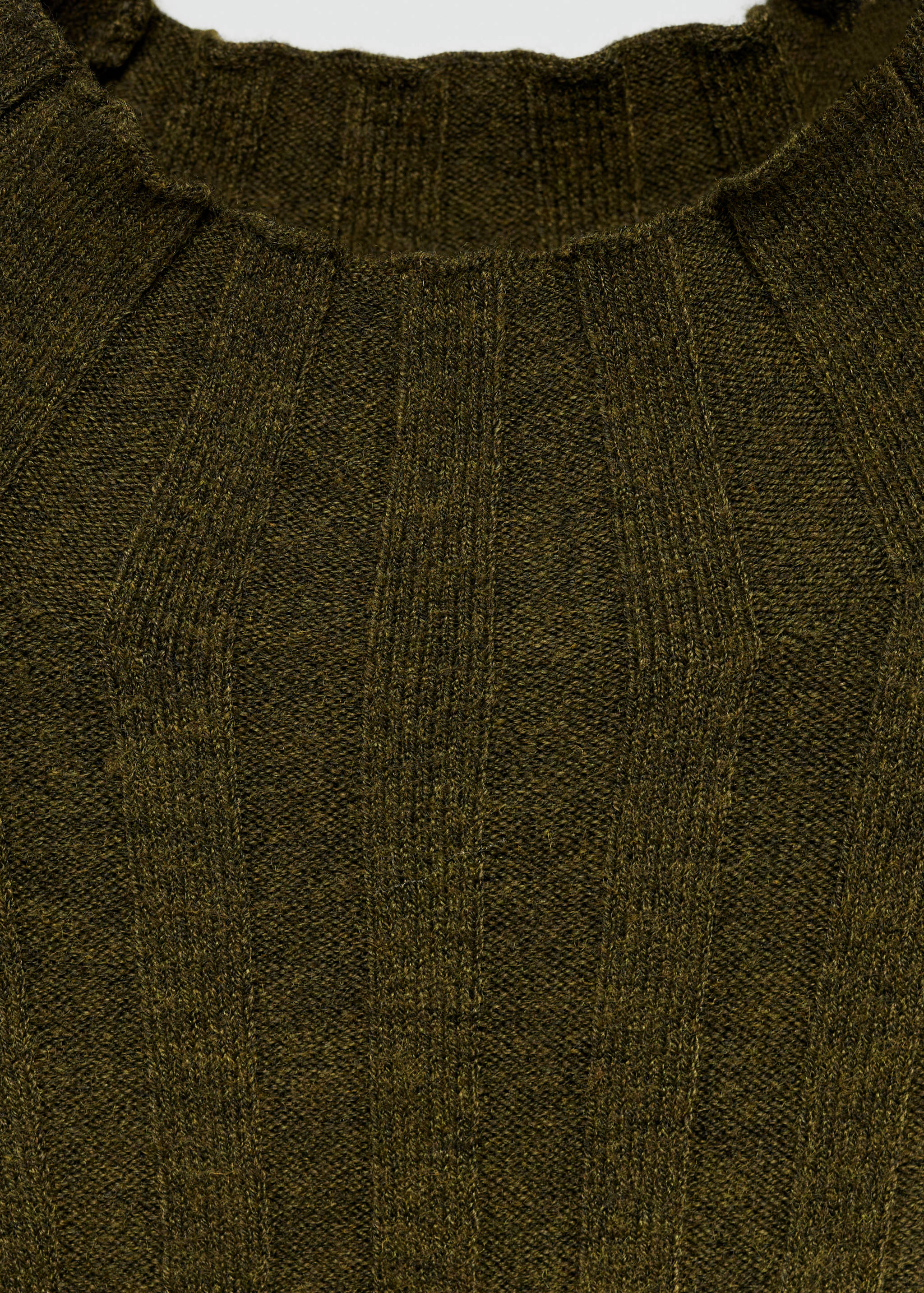 Robe maille côtelée col montant - Détail de l'article 8