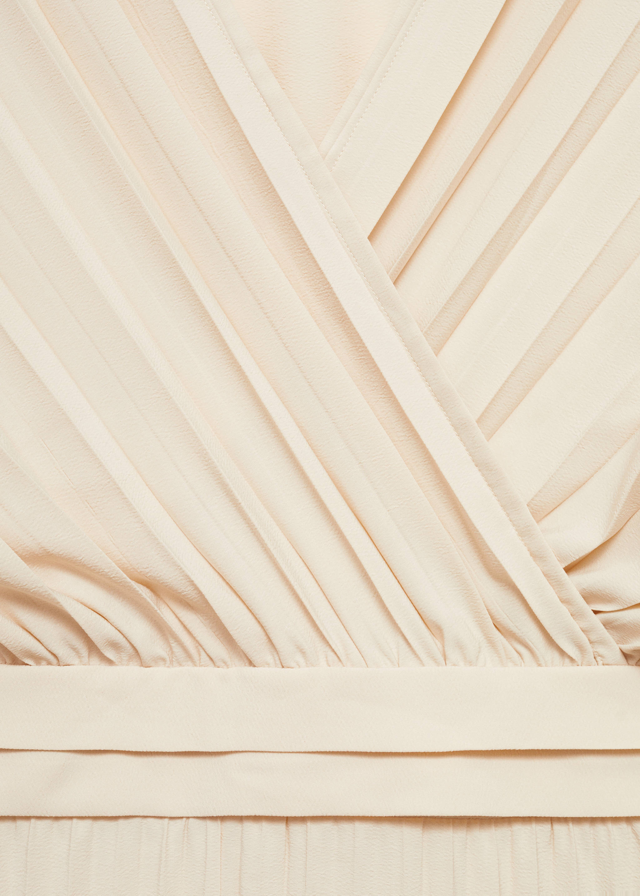Pleated A-line dress - Details of the article 8