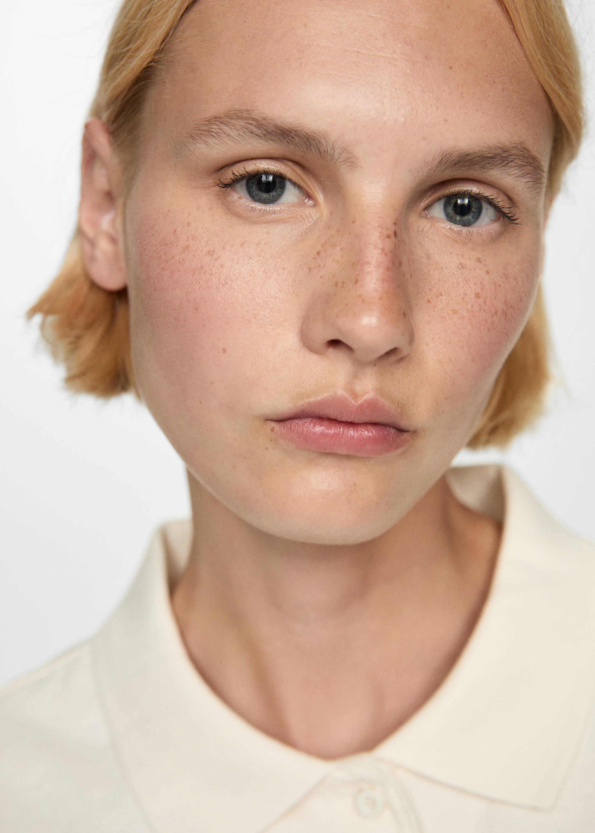 Polo crop dettaglio righe - Dettaglio dell'articolo 1