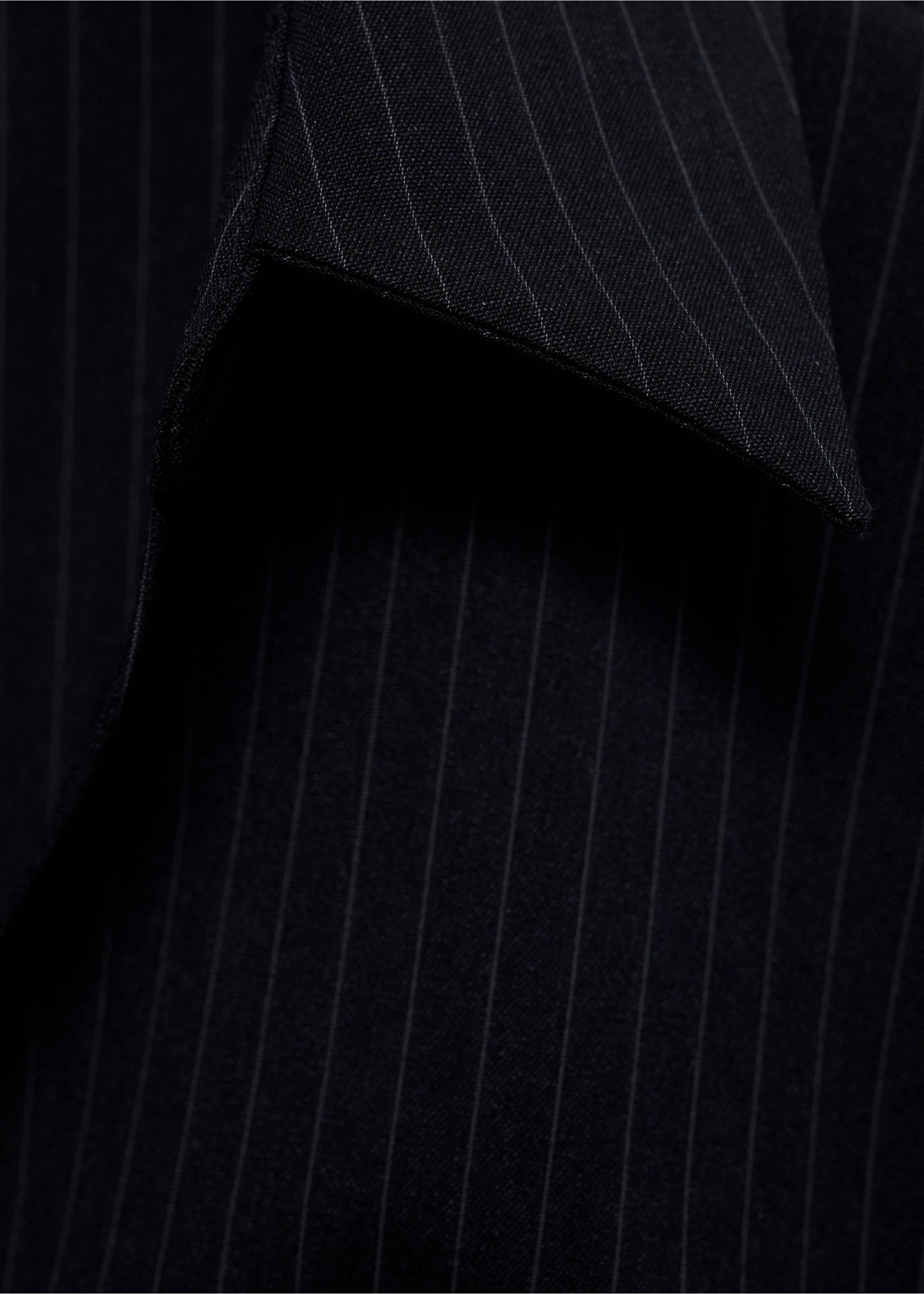 Vestido fruncido cremallera - Details of the article 0, Dark Navy. Ref: 77034028-00.