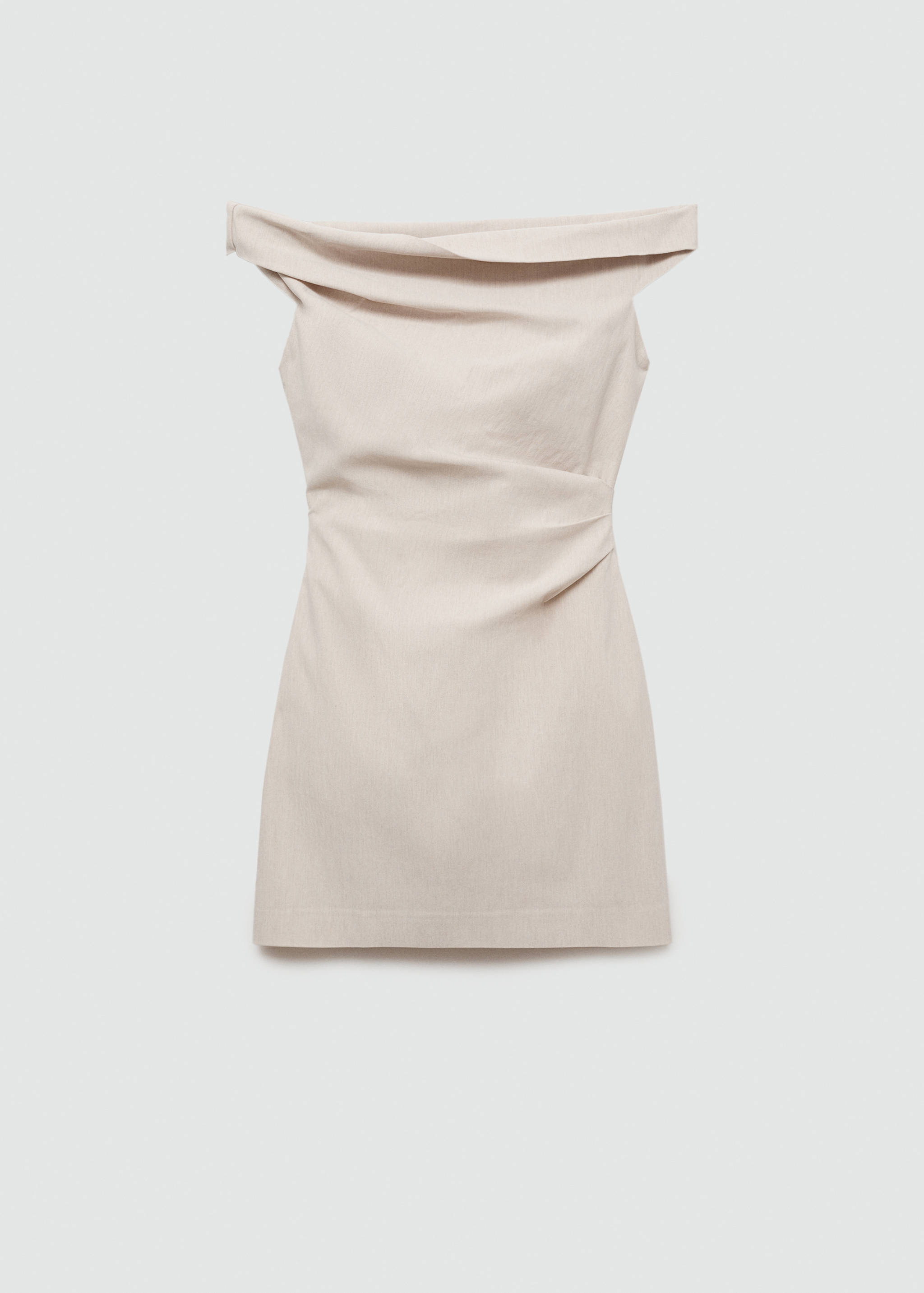 Drapiertes Kleid mit asymmetrischem Design - Artikel ohne Model