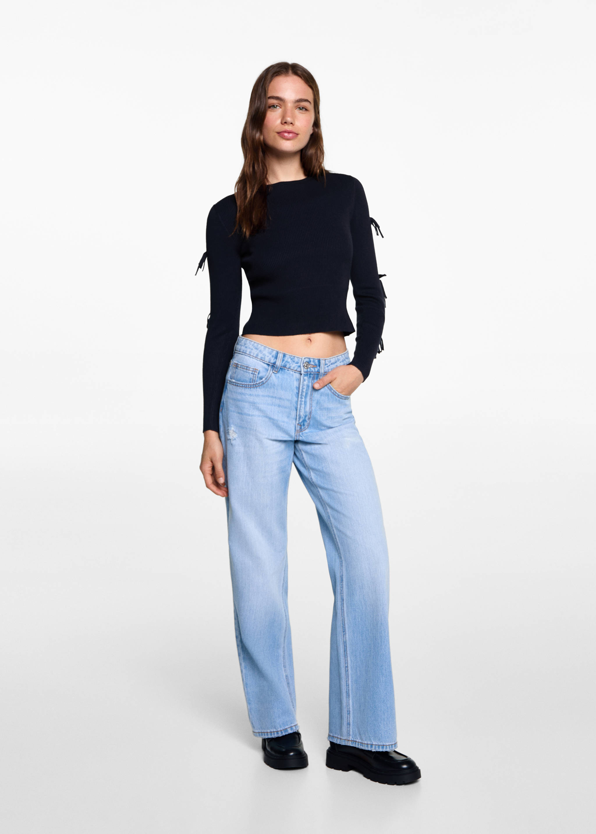 Tröja öppningar knytband - Allmän bild