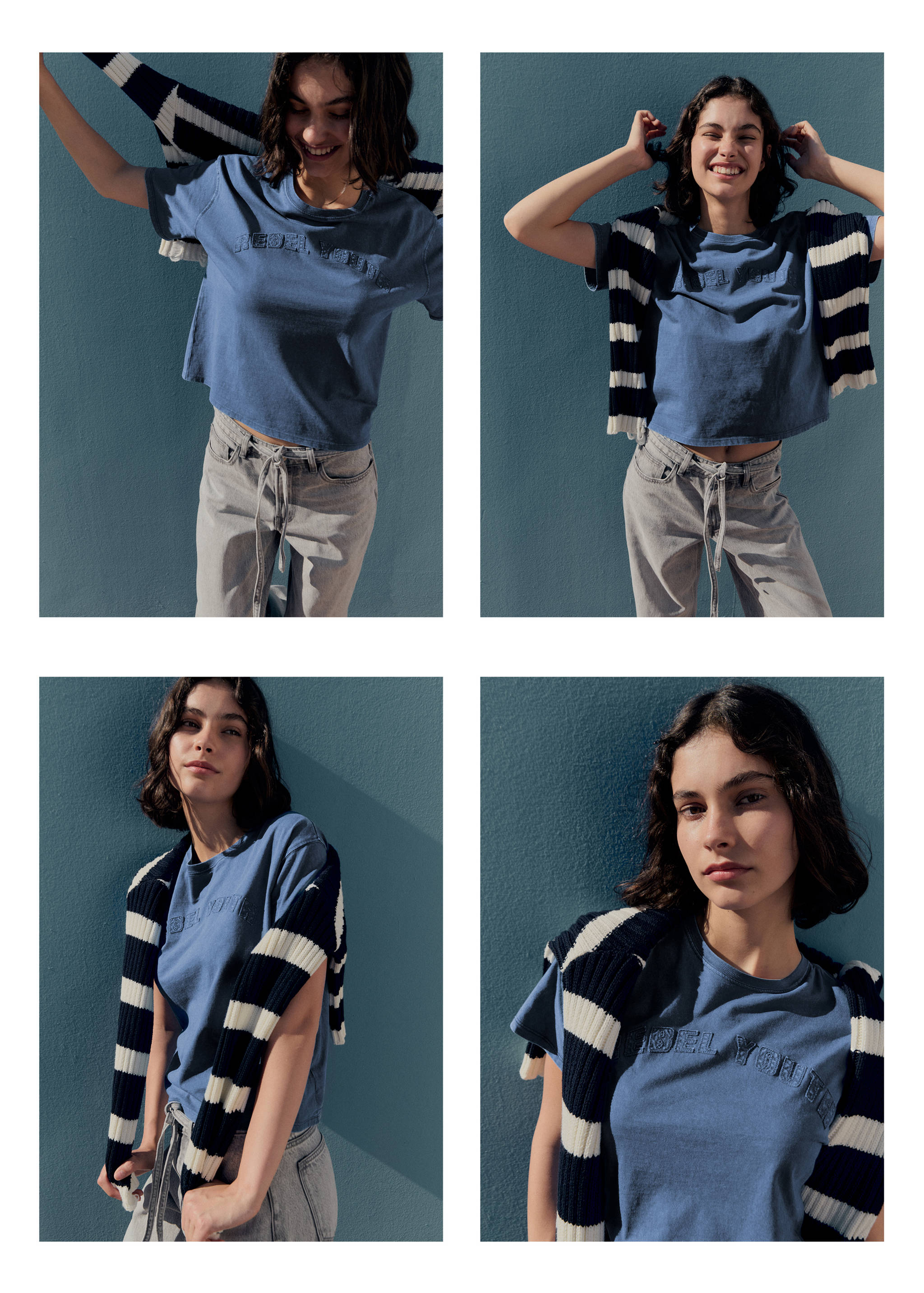 Embroidered message T-shirt - Details of the article 5