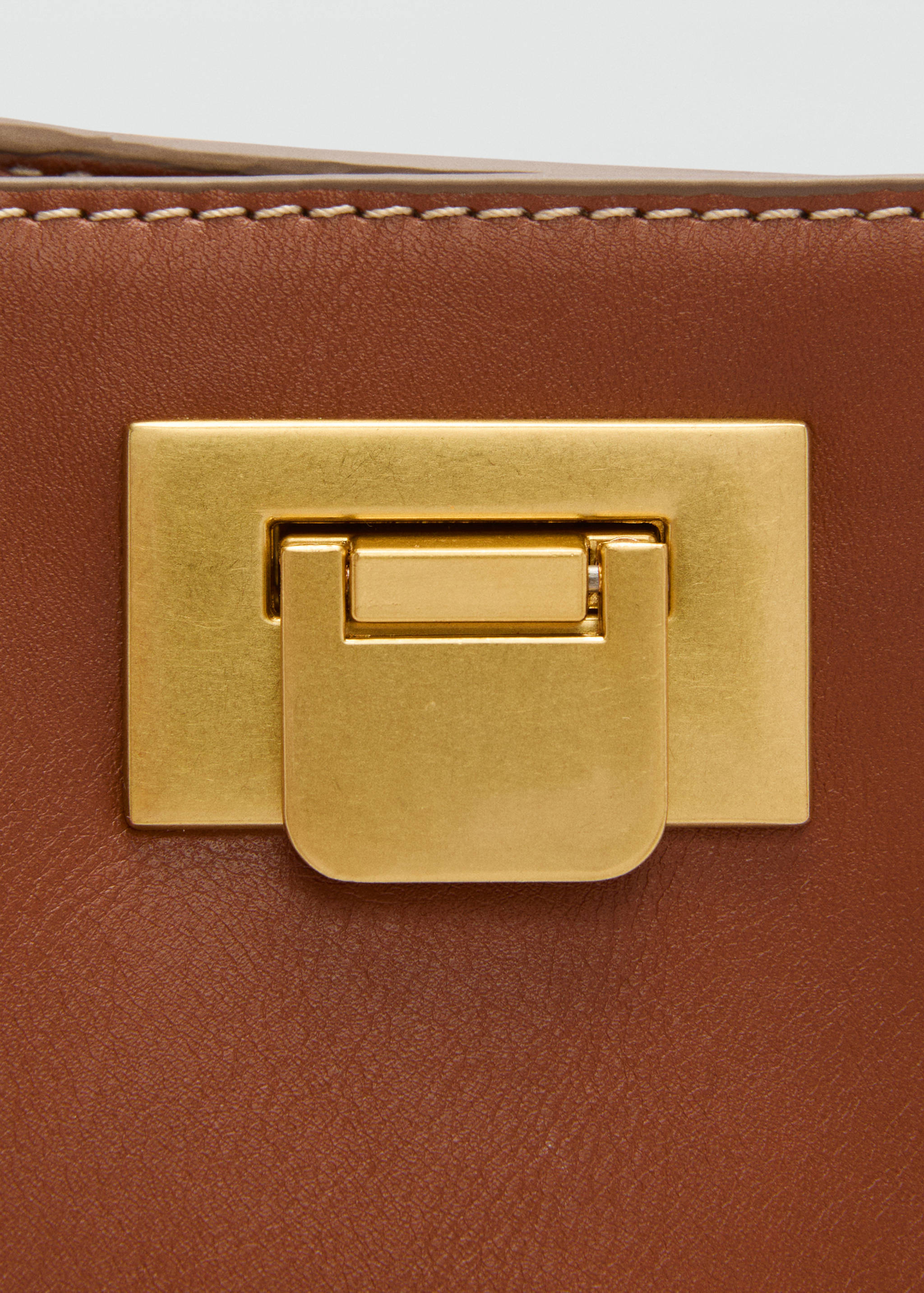 Shopper bag with metallic detail - Details of the article 2