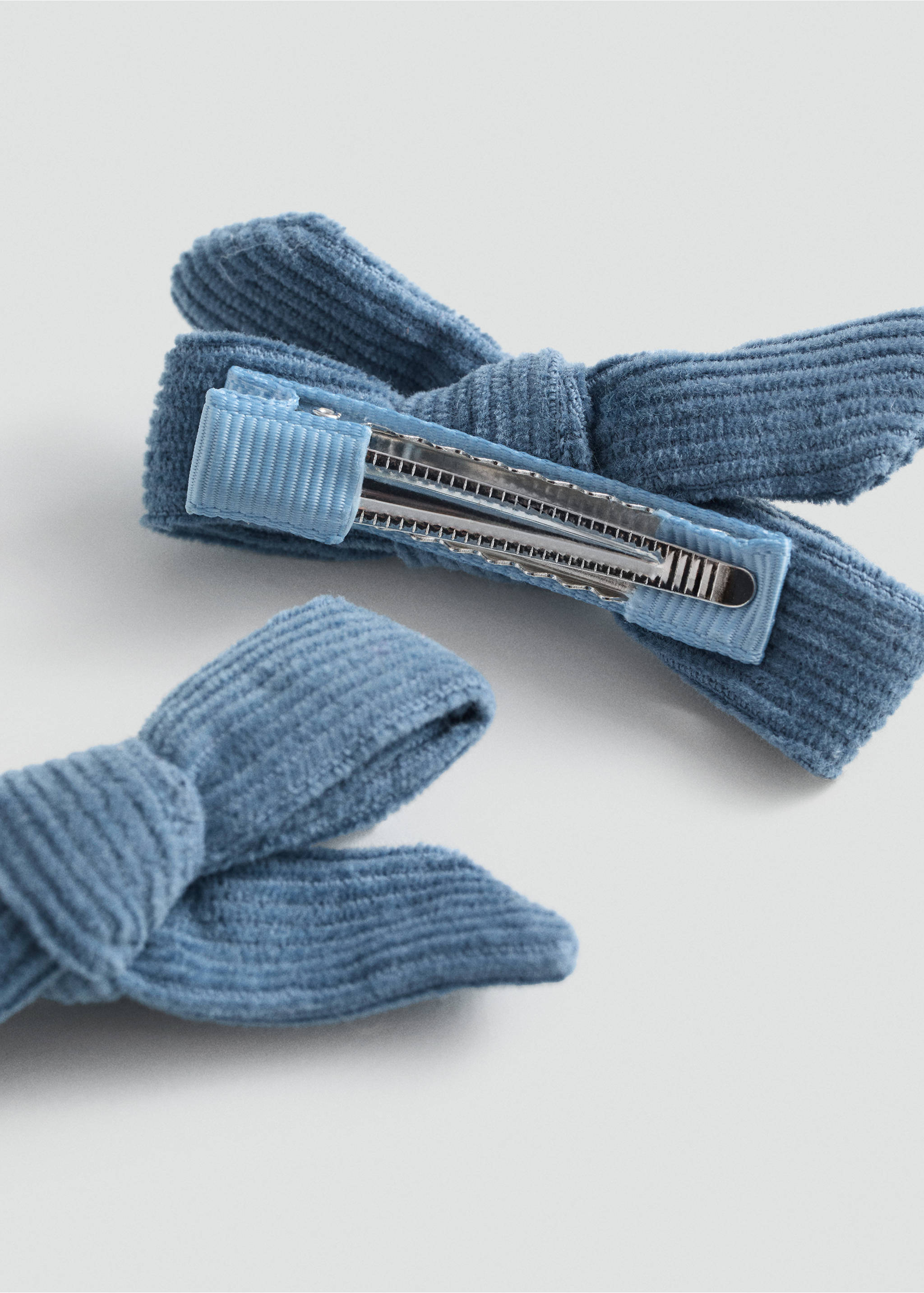 2 pack bow hairclip - Medium plane, Sky Blue. Ref: 77034061-00.