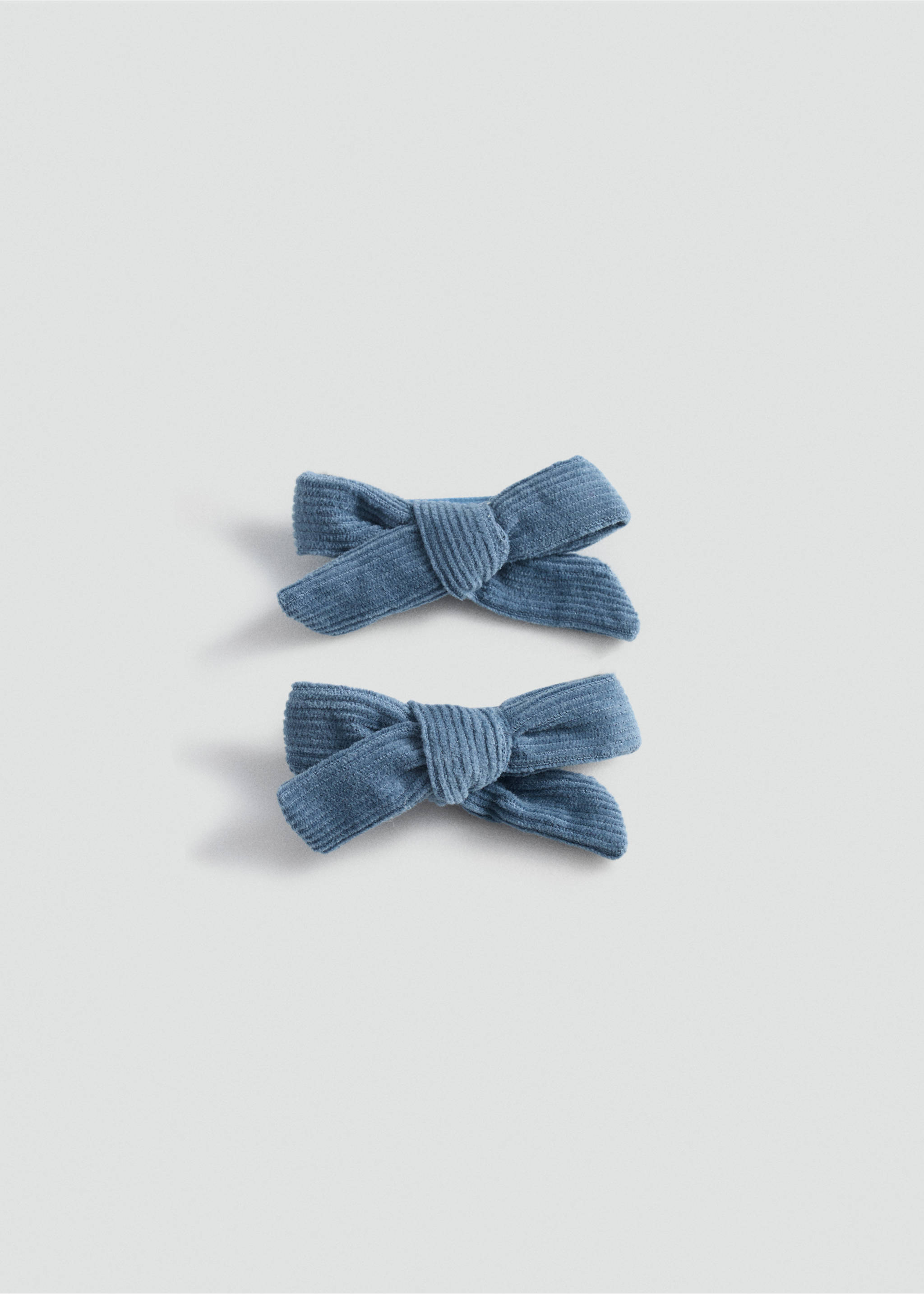 2 pack bow hairclip - Article without model, Sky Blue. Ref: 77034061-00.